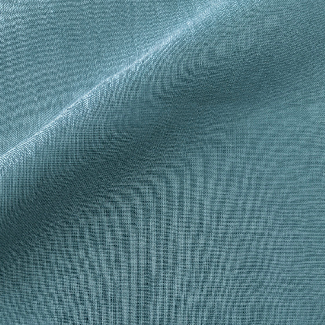 Anaya Home So Soft Linen Turquoise Dutch Euro Pillow 26 x26 With Down Insert - Image 2
