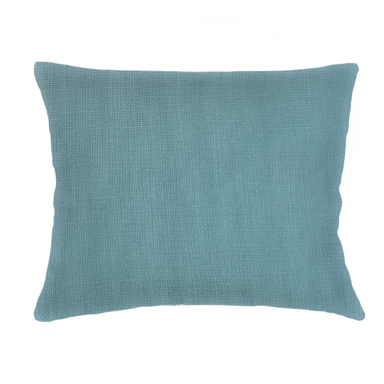 Anaya Home So Soft Linen Turquoise Dutch Euro Pillow 28x36 With Down Insert