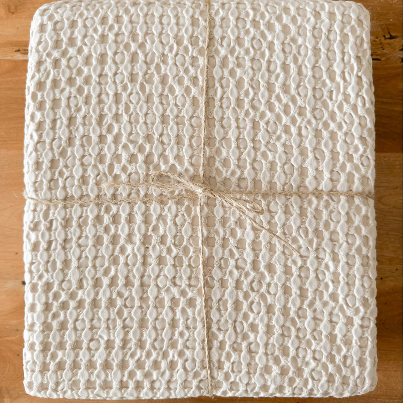 Anaya Home Stonewashed Cotton Queen Bed Blanket ~ Almond Beige ~ DREAMY BEDDING SALE ~ Limited Quantity
