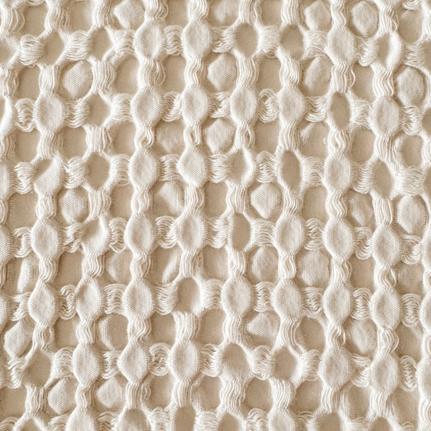 Anaya Home Stonewashed Cotton King Bed Blanket ~ Almond Beige  ~ DREAMY BEDDING SALE ~ Limited Quantity - Image 3
