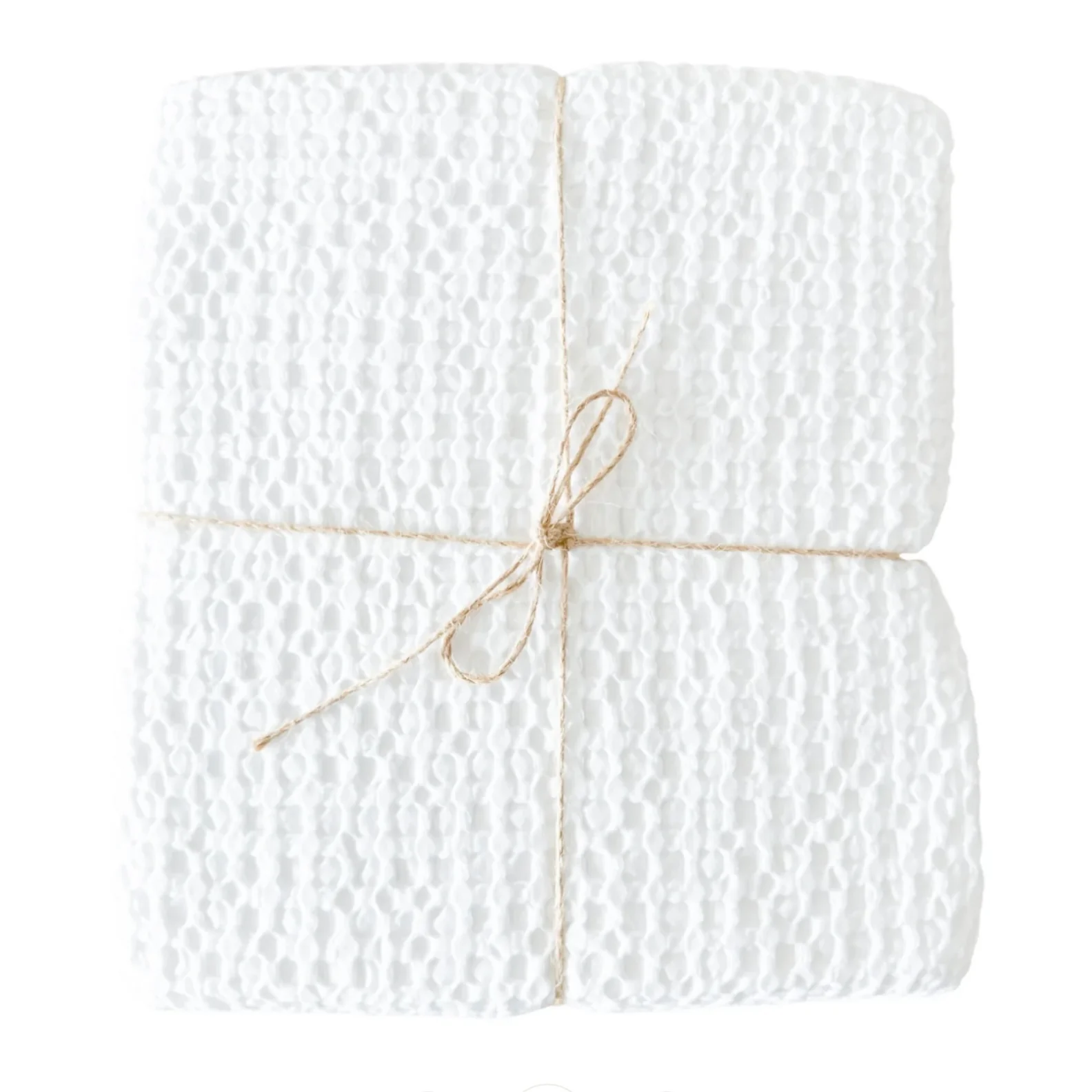 Anaya Home Stonewashed Cotton King Bed Blanket ~ White ~ DREAMY BEDDING SALE ~ Limited Quantity