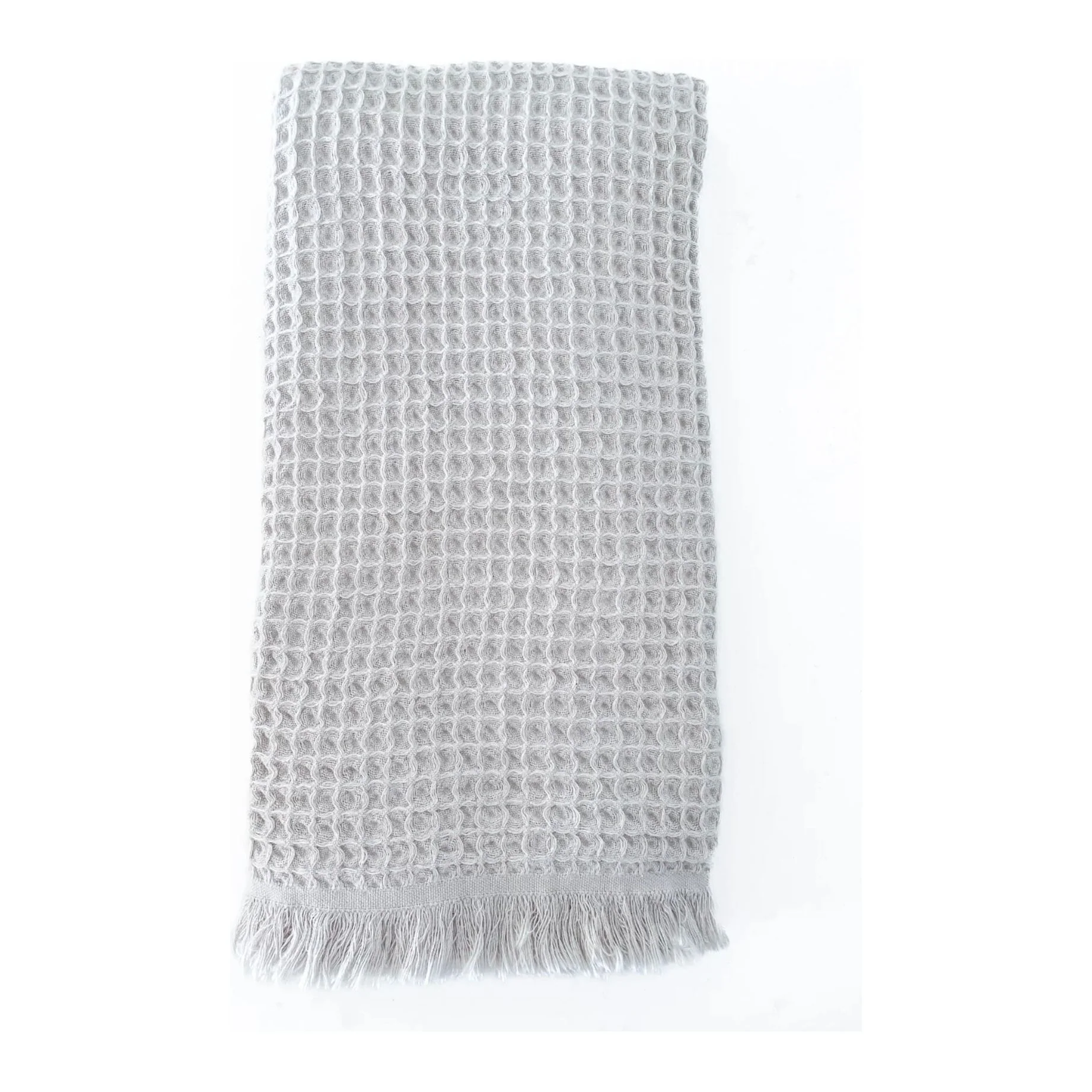 Anaya Home Turkish Cotton Waffle Weave Bath Towels - Image 4