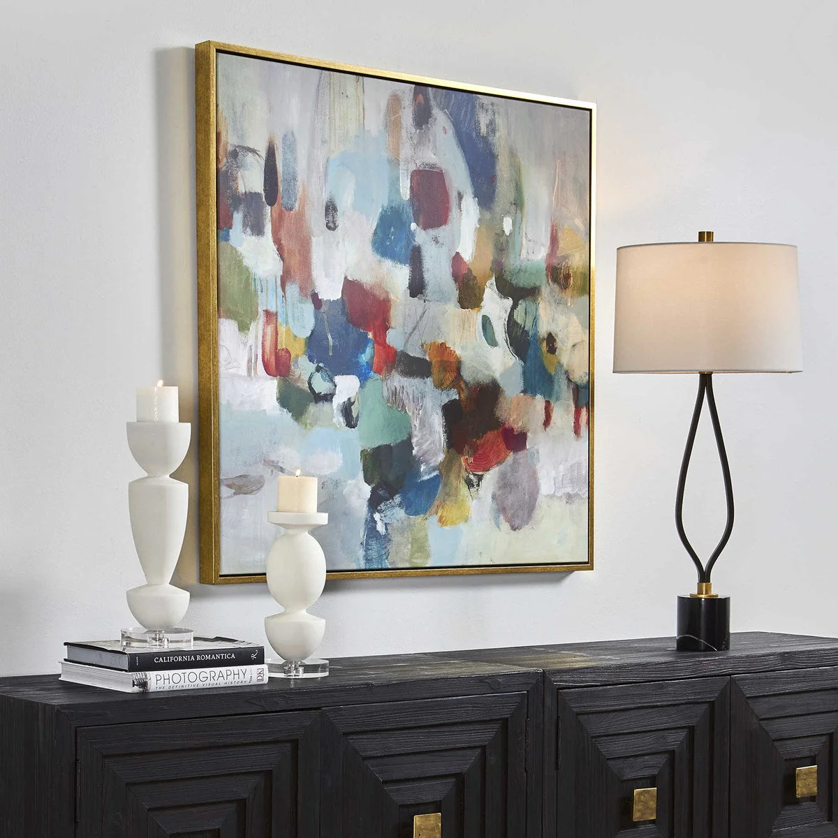Uttermost As We Say Modern Abstract Framed Canvas - Image 3