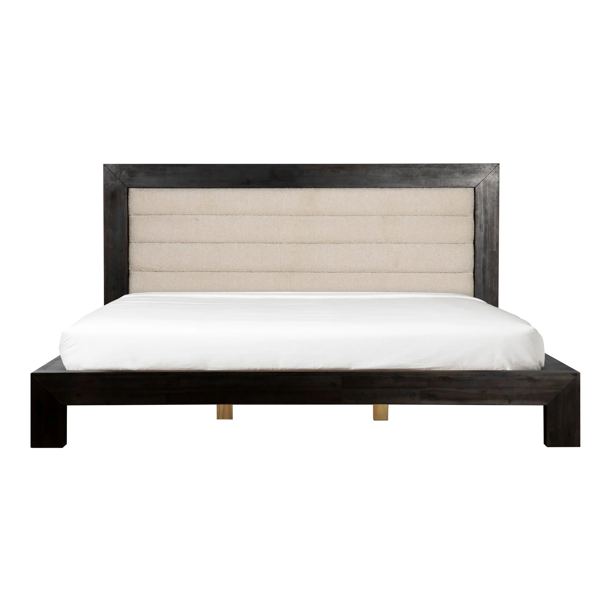 Moe's Home Collection Ashcroft Channeled Upholstered King Size Bed - Image 8