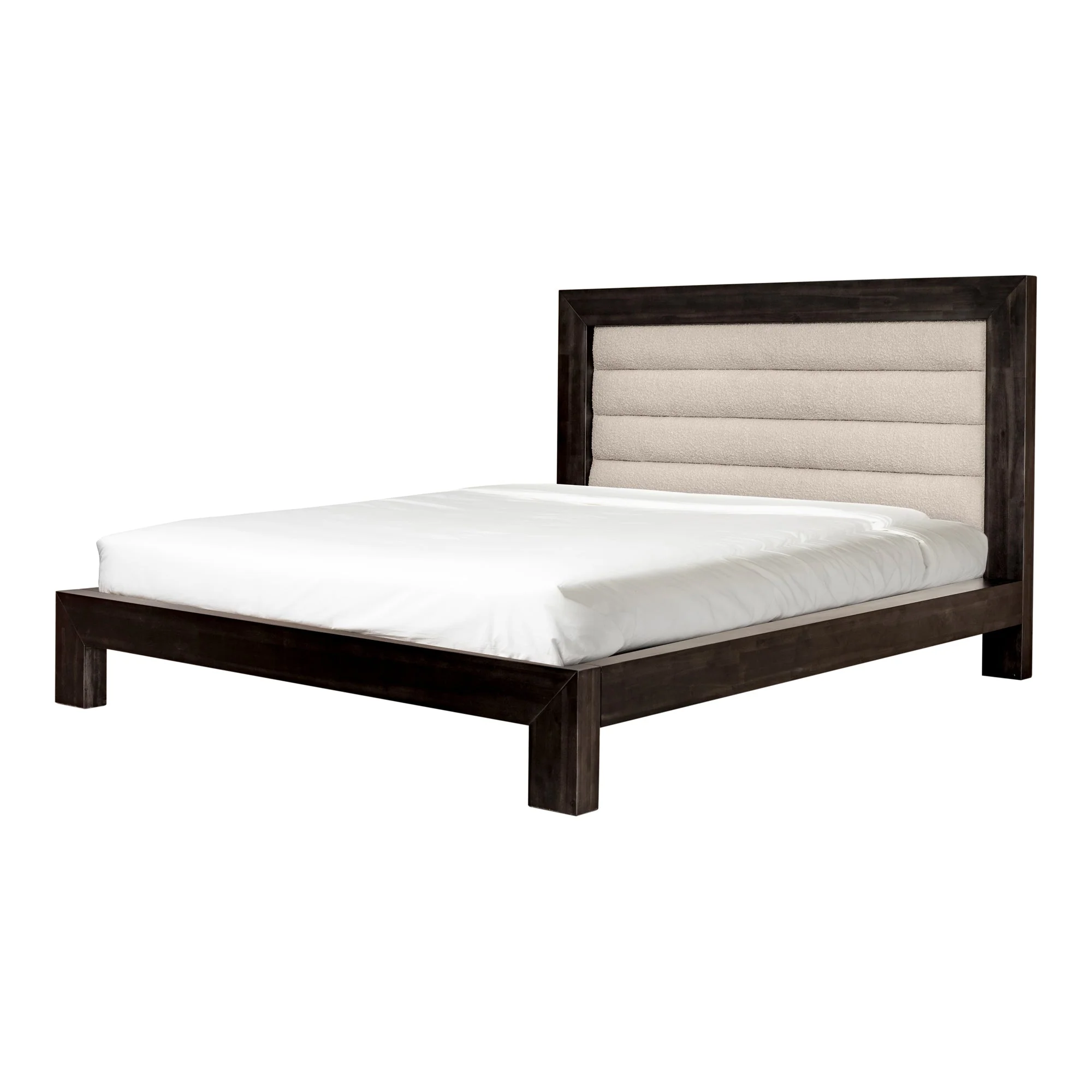 Moe's Home Collection Ashcroft Channeled Upholstered King Size Bed - Image 9