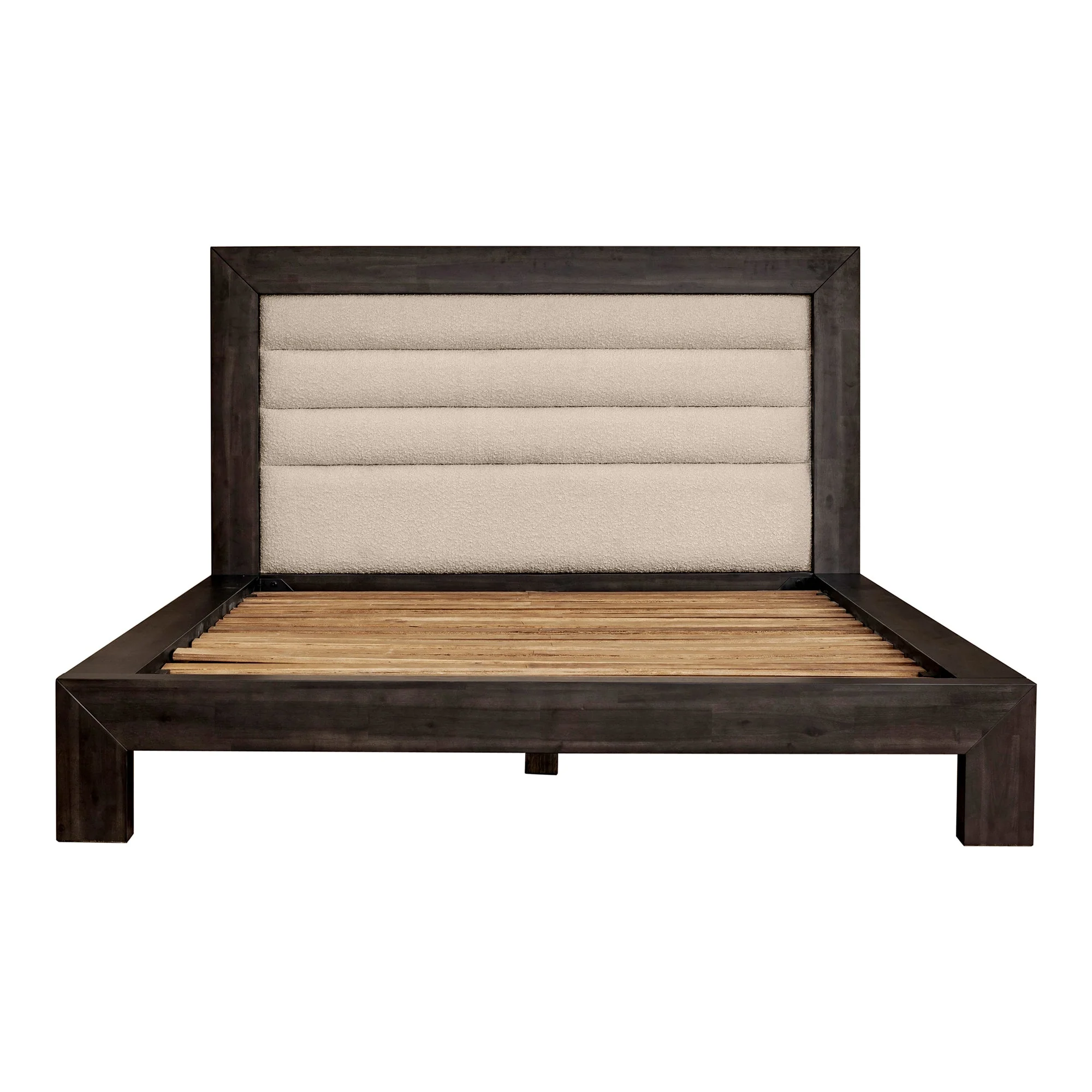 Moe's Home Collection Ashcroft Channeled Upholstered Queen Size Bed - Image 2