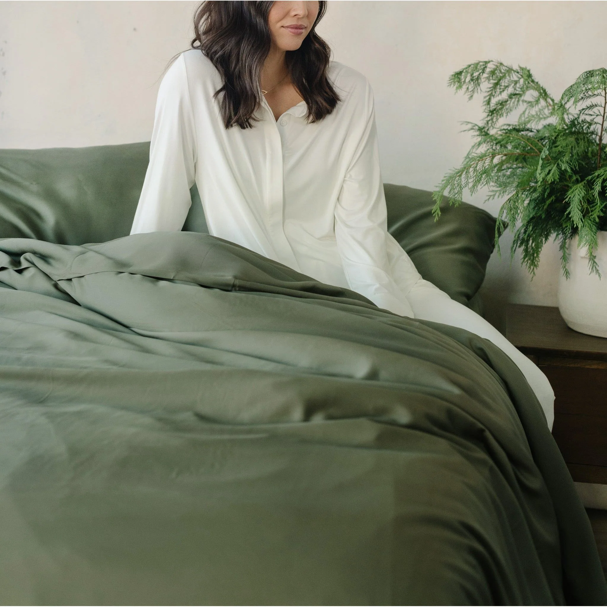 Cozy Earth Bamboo Flat Sheet Available in Queen and King Sizes - Image 31