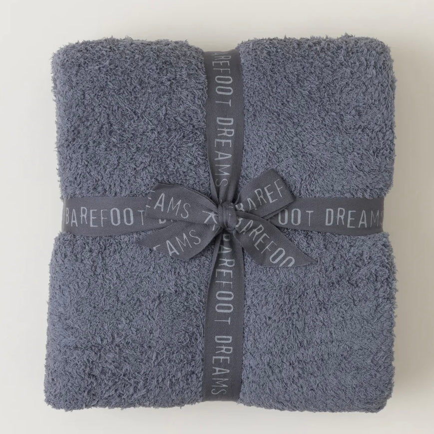Barefoot Dreams CozyChic Graphite Throw Blanket