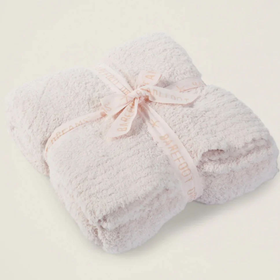 Barefoot Dreams CozyChic Pink Throw Blanket