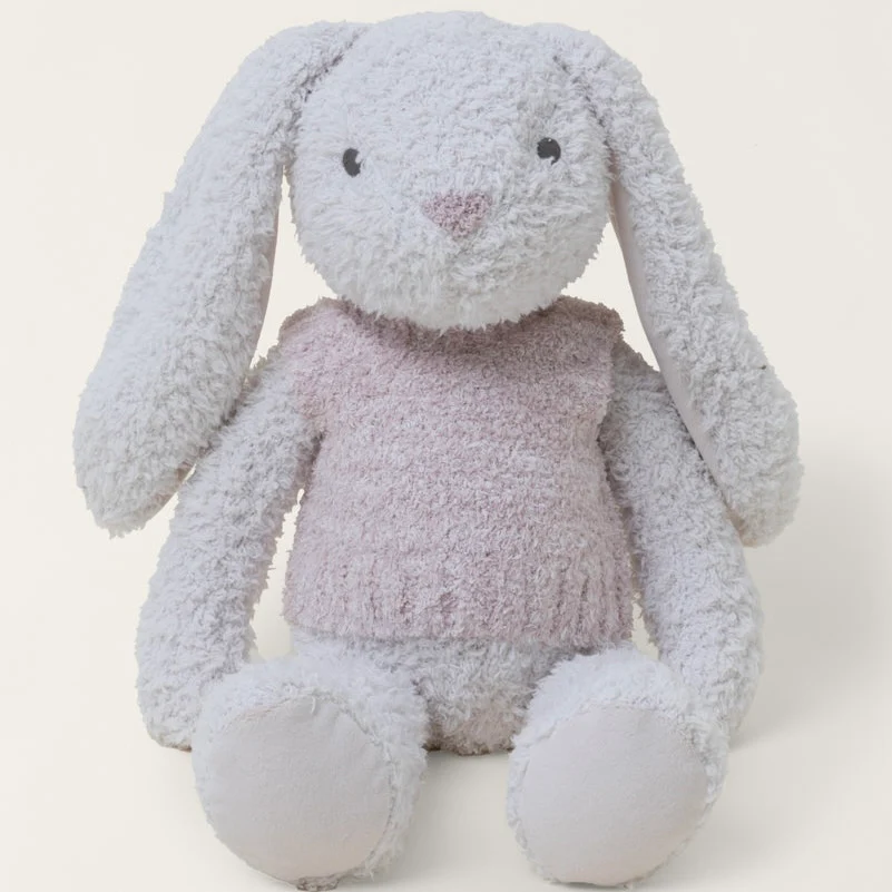 Barefoot Dreams CozyChic Bunny Buddie With Vest ~ Baby Plushie