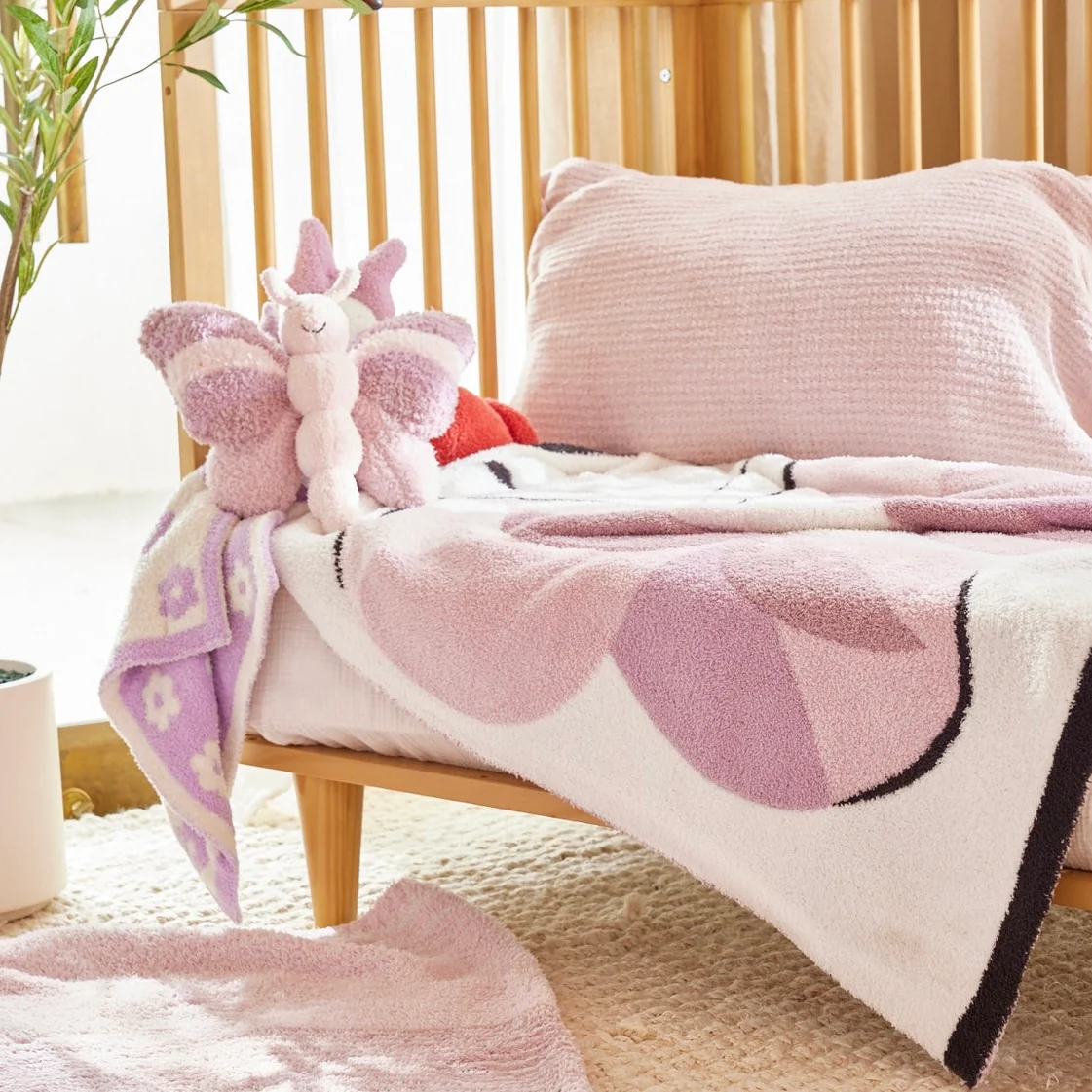 Barefoot Dreams CozyChic Butterfly Buddie ~ Baby Plushie - Image 5