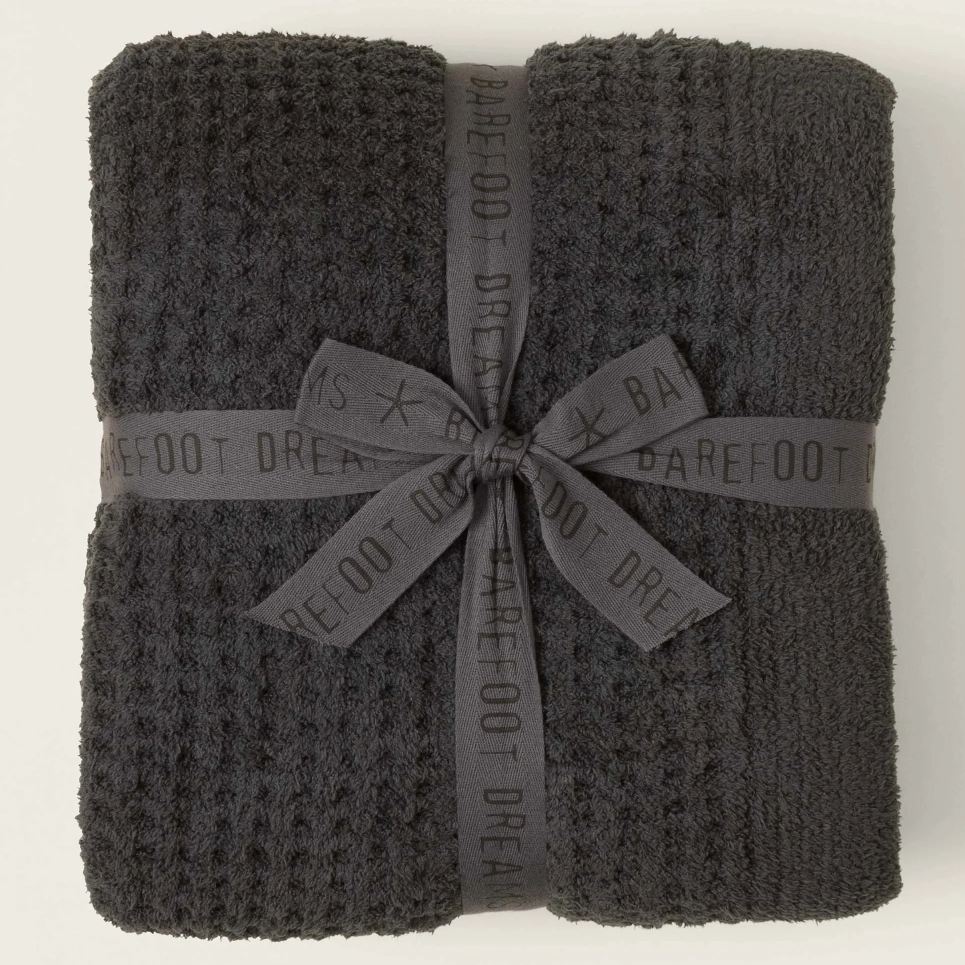 Barefoot Dreams CozyChic Carbon Waffle Throw Blanket