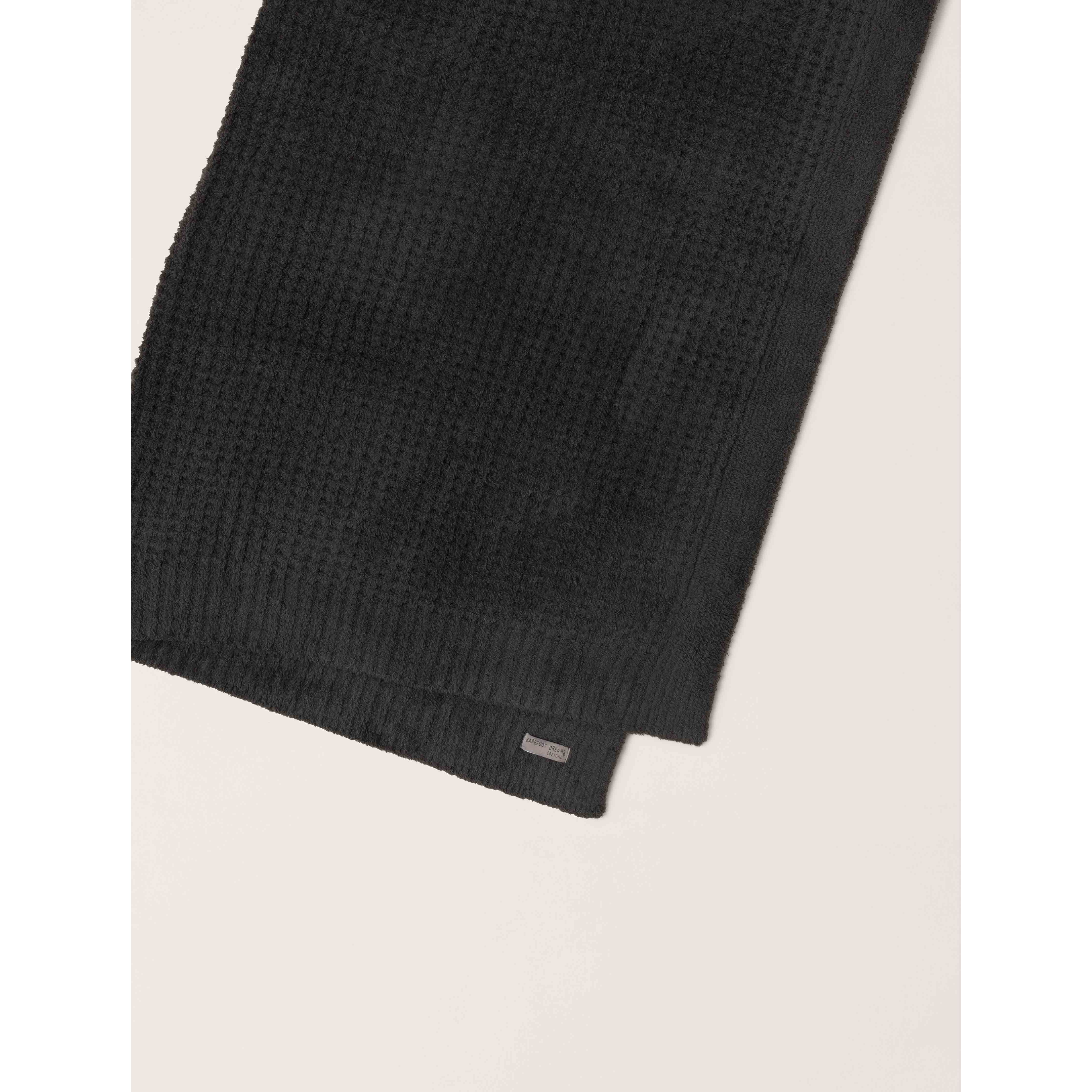 Barefoot Dreams CozyChic Carbon Waffle Throw Blanket - Image 4