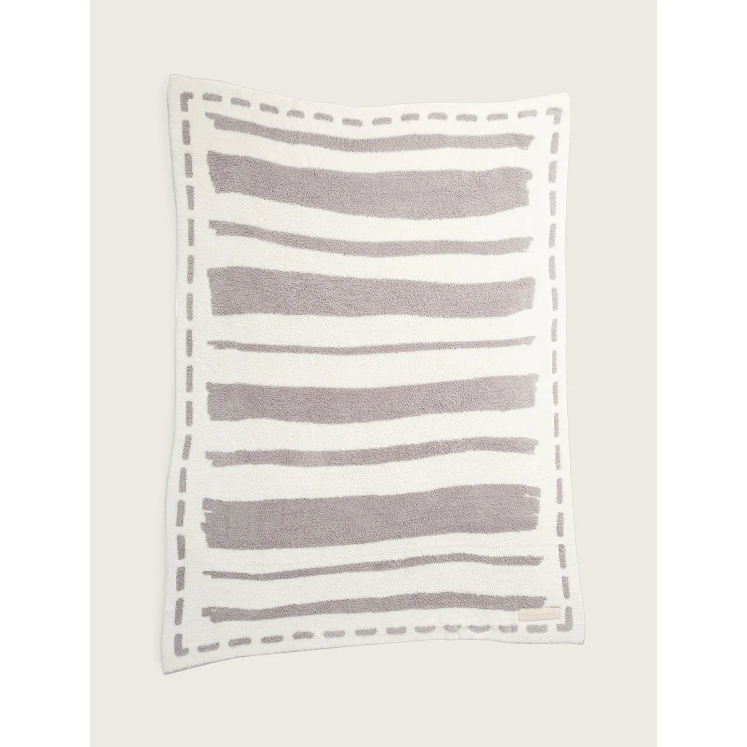 Barefoot Dreams CozyChic Covered in Prayer Throw Blanket ~ Cream and Linen Trust the Journey - Image 3