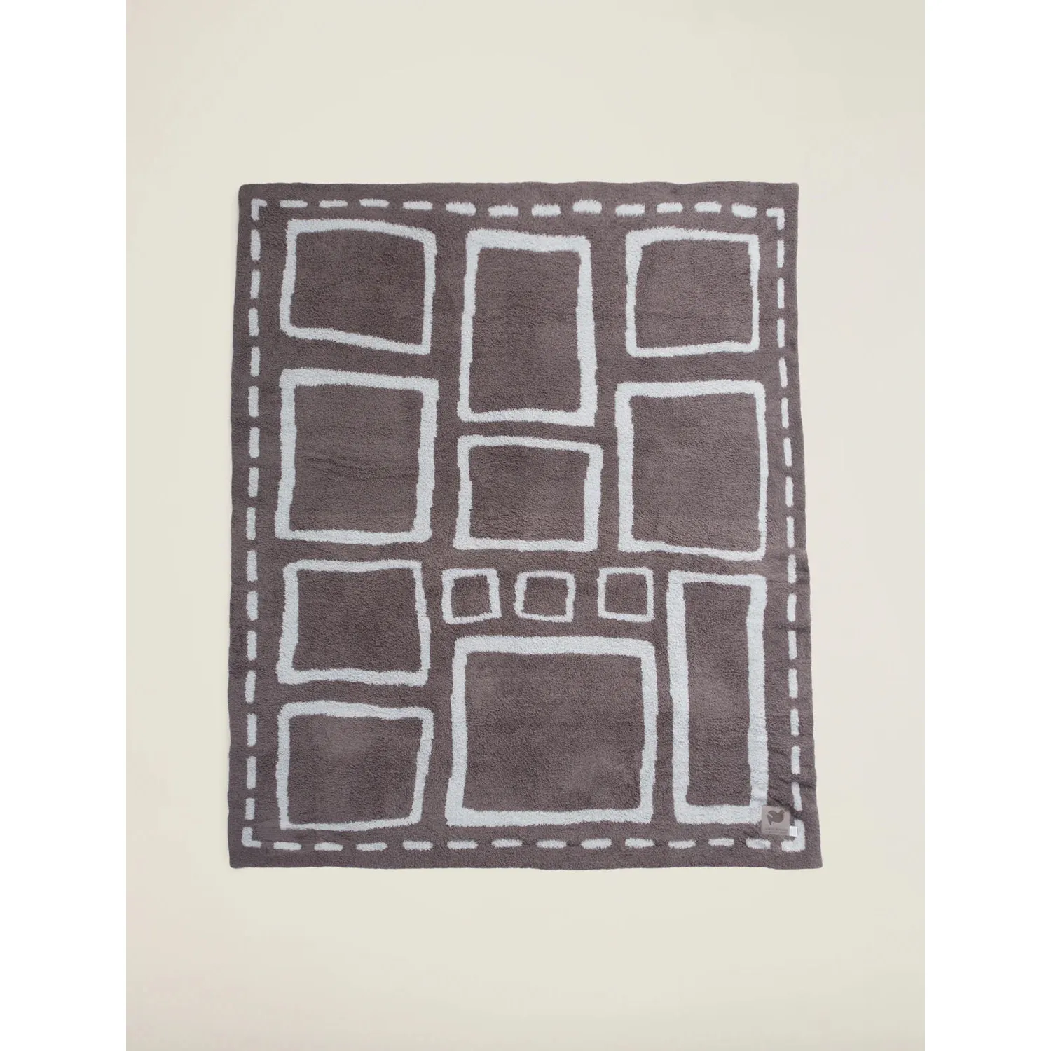 Barefoot Dreams CozyChic Covered in Prayer Throw Blanket ~ Ocean and Charcoal Hope For Peace - Image 2
