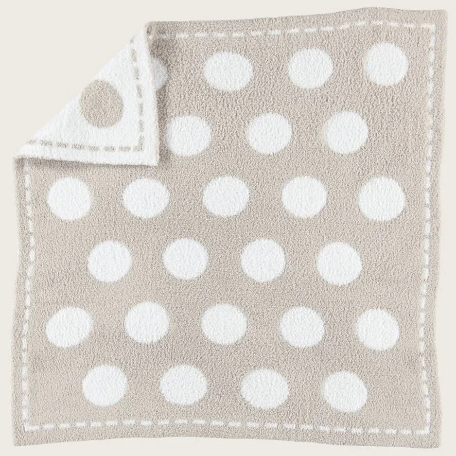 Barefoot Dreams CozyChic Dream Receiving Baby Blanket ~ Stone Circles