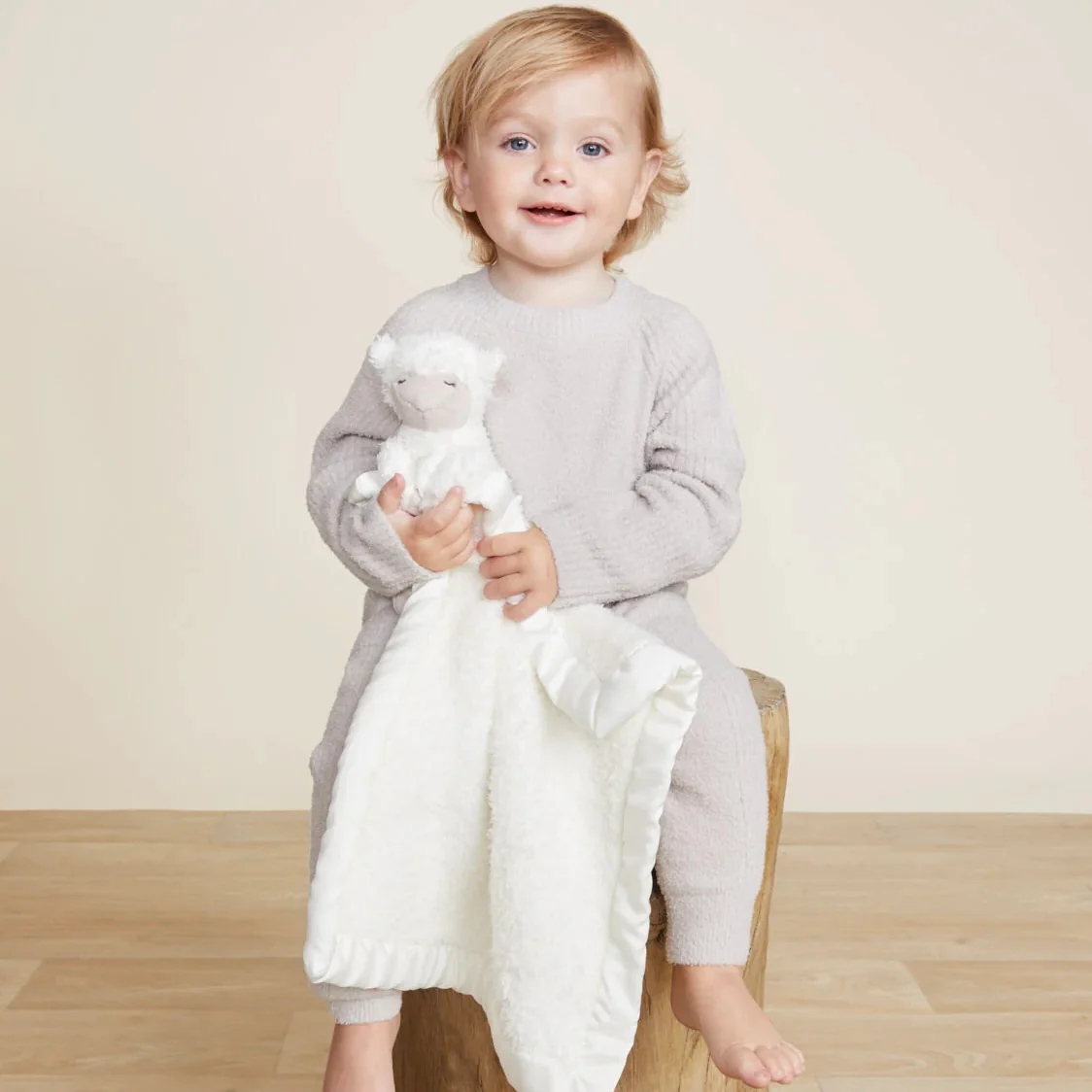 Barefoot Dreams CozyChic Dream Sheep Buddie Baby Lovey Blanket - Image 4