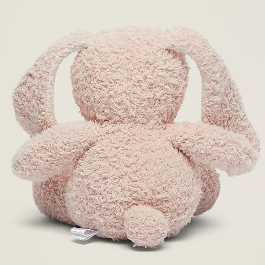 Barefoot Dreams CozyChic Dusty Rose Bunny Buddie ~ Baby Plushie - Image 3