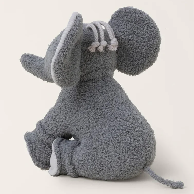 Barefoot Dreams CozyChic Elephant Buddie Baby Plushie - Image 4