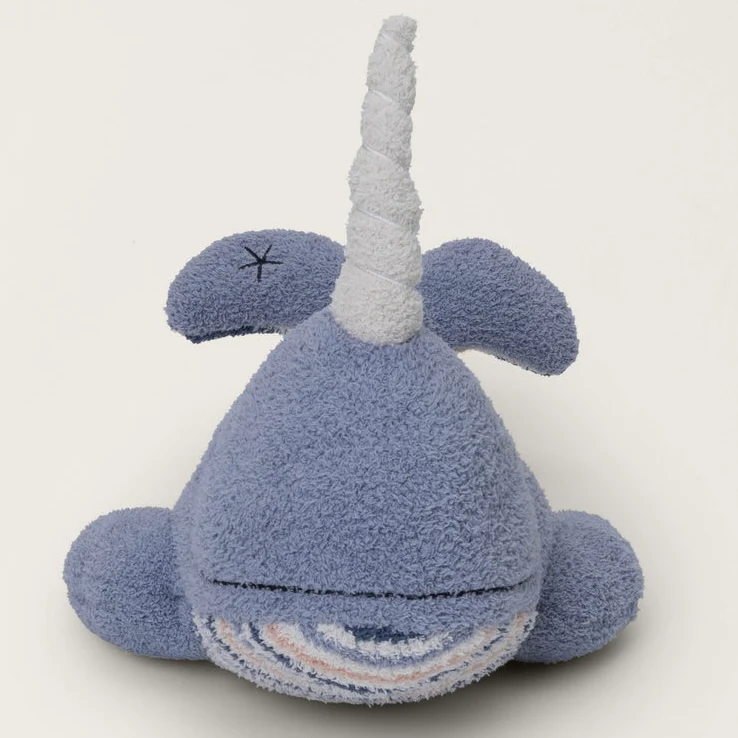 Barefoot Dreams CozyChic Narwhal Buddie ~ Baby Plushie - Image 3