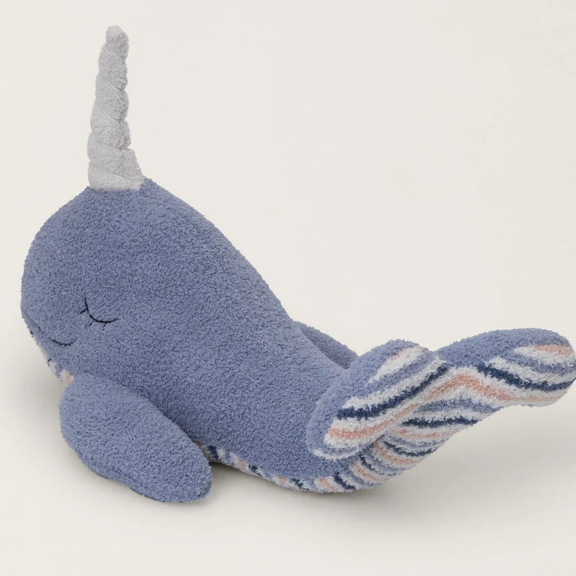 Barefoot Dreams CozyChic Narwhal Buddie ~ Baby Plushie - Image 4