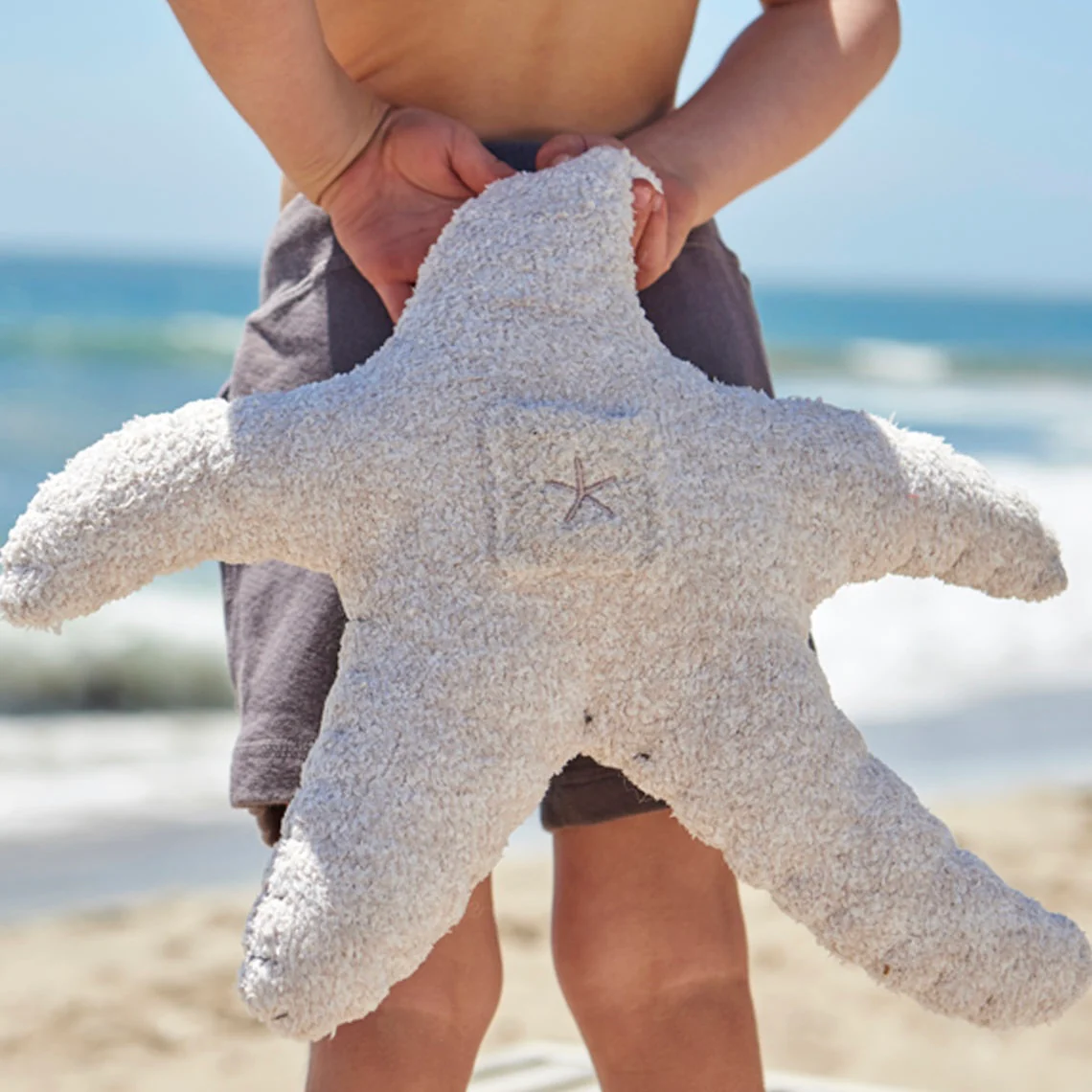 Barefoot Dreams CozyChic Starfish Tooth Fairy Pillow ~ Baby Plushie - Image 3