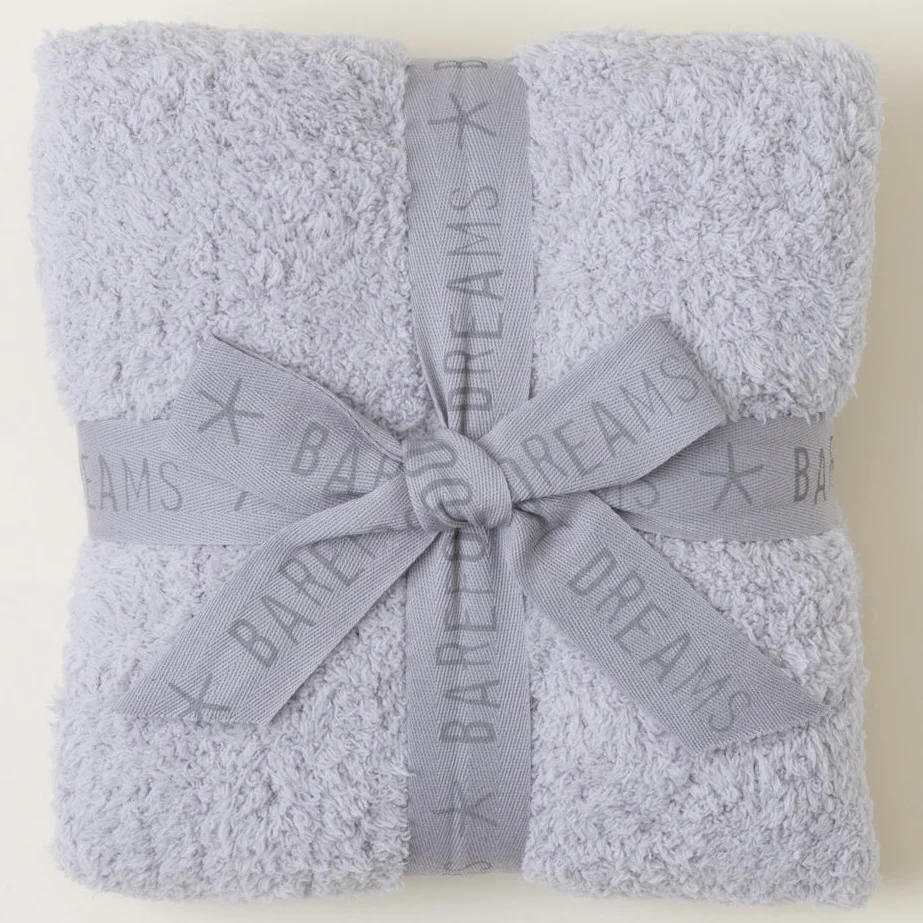 Barefoot Dreams CozyChic Stroller Baby Blanket ~ Oyster