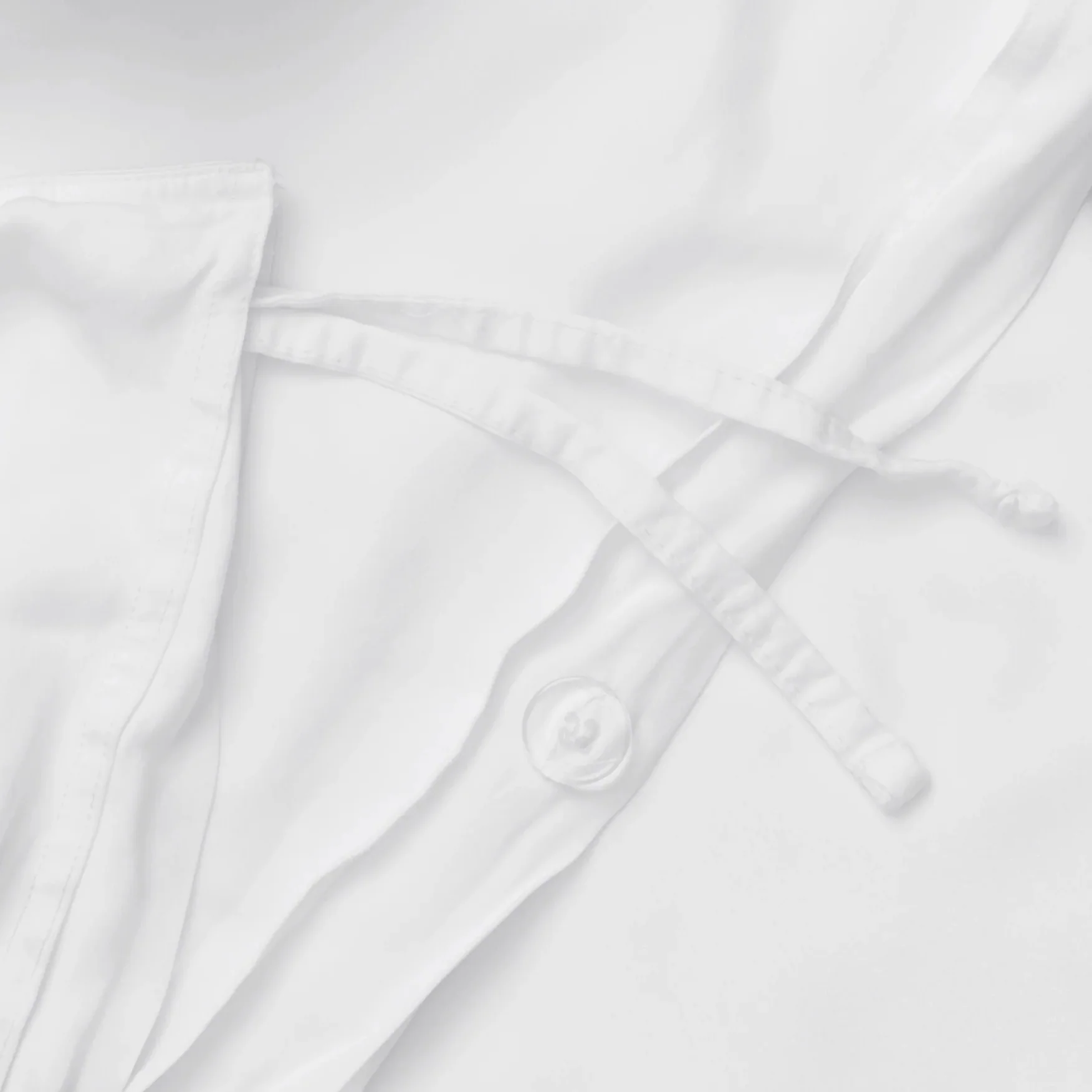 Barefoot Dreams Washed Bamboo Duvet Cover ~ White ~ Available in Queen and King Sizes - Image 3