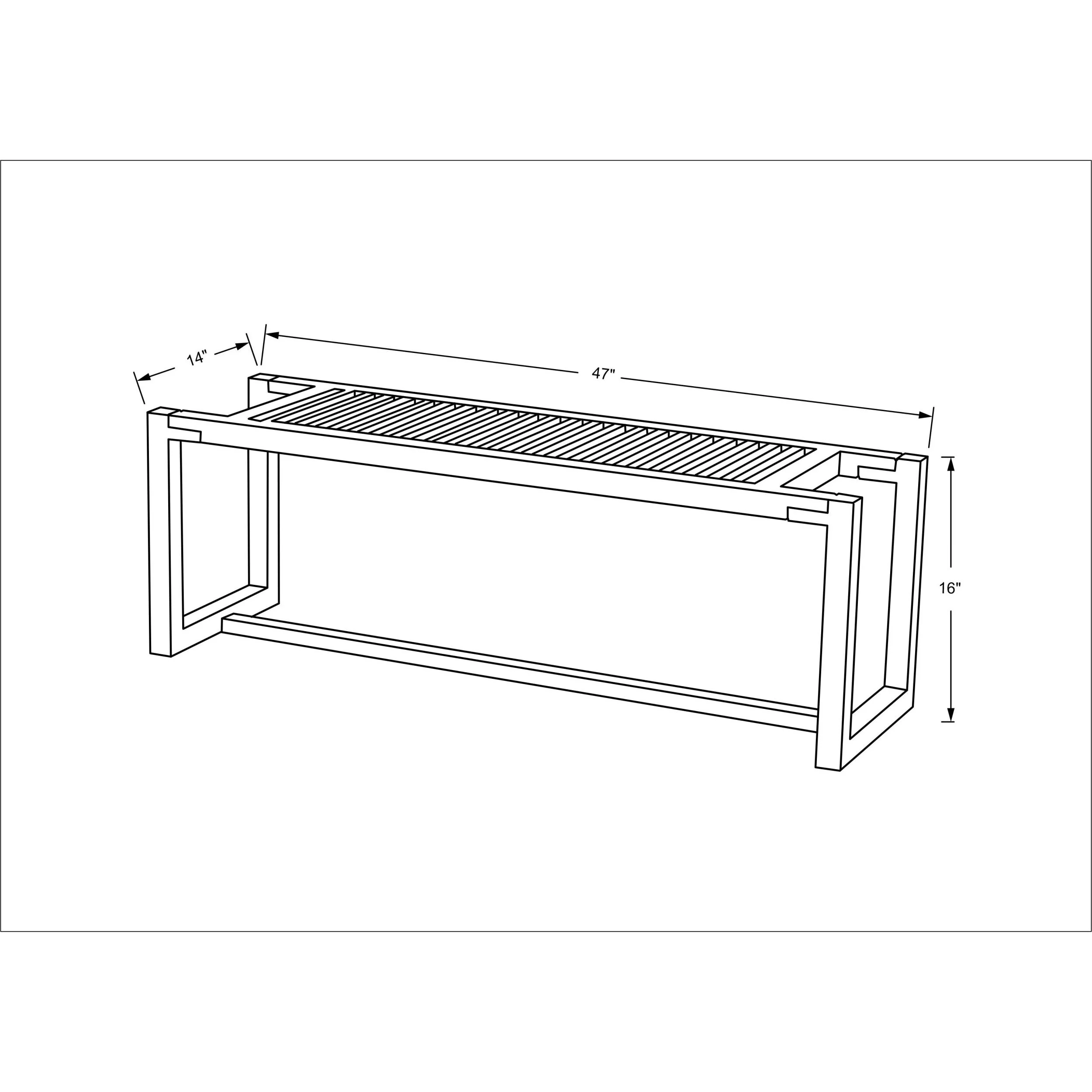 Becki Owens x LIVABLISS Aldeano Mango Wood Bench - Image 6