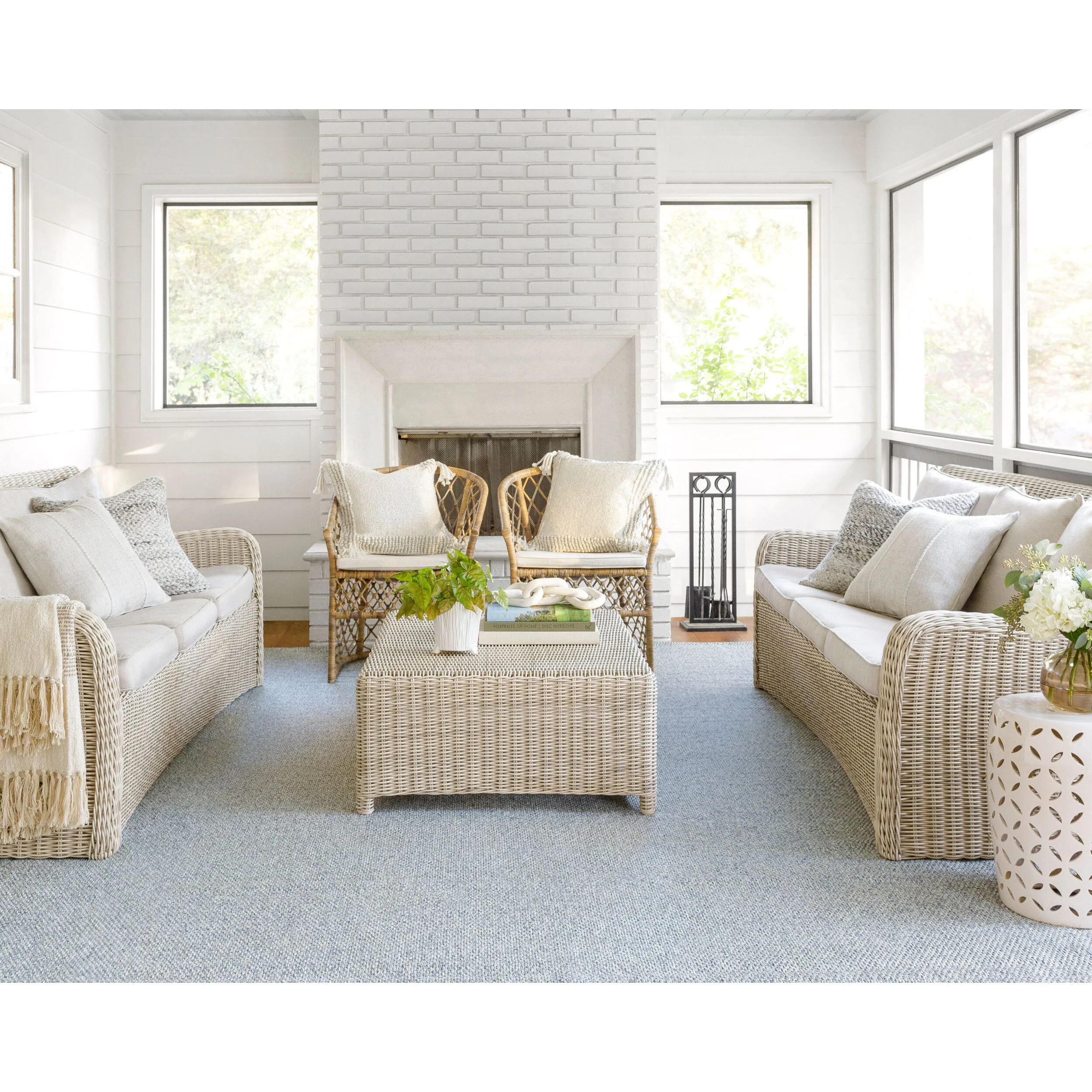 Becki Owens x LIVABLISS Birdie Machine Woven Rug - Image 2