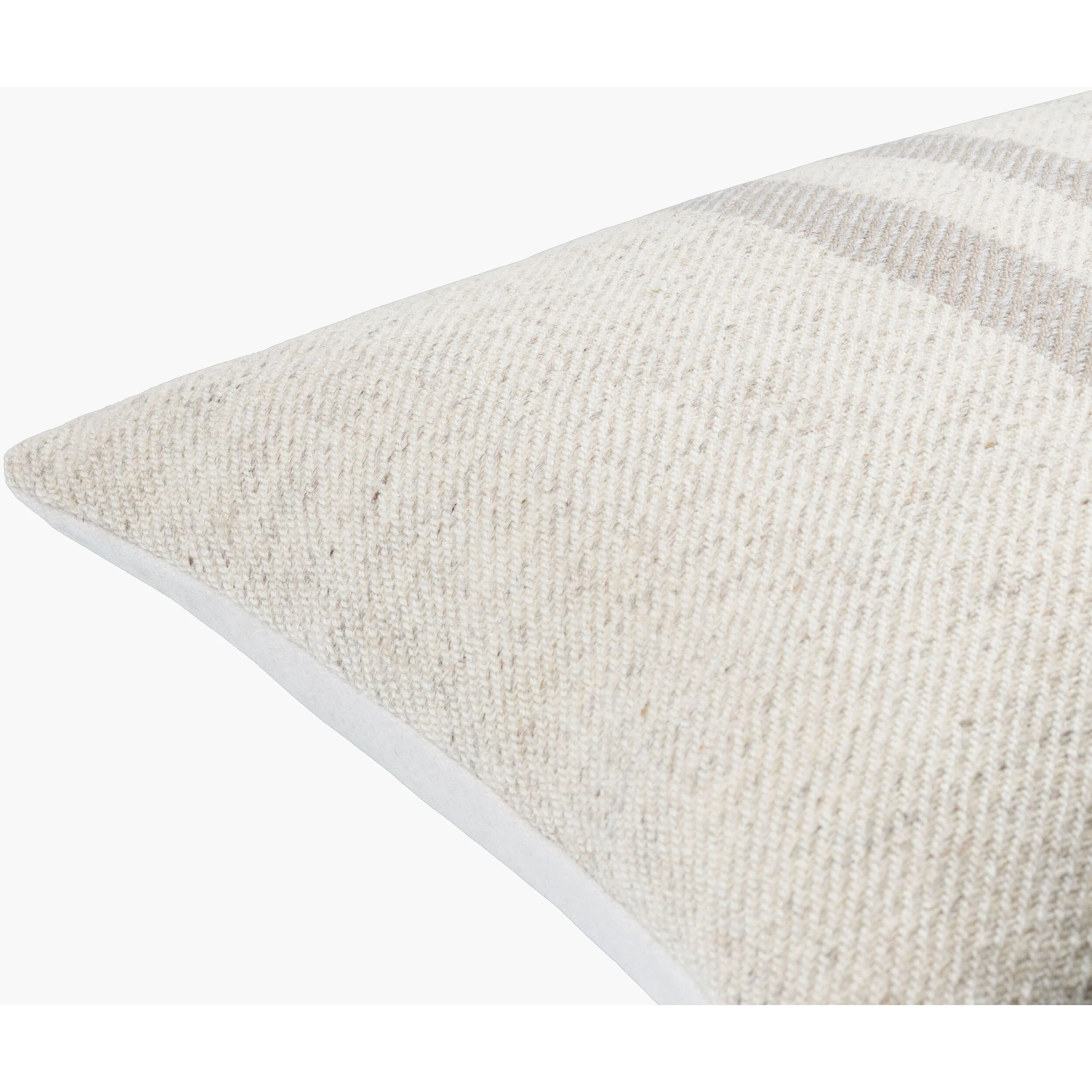 Becki Owens x LIVABLISS Brett Pillow in Cream with Tan Stripe - Image 7