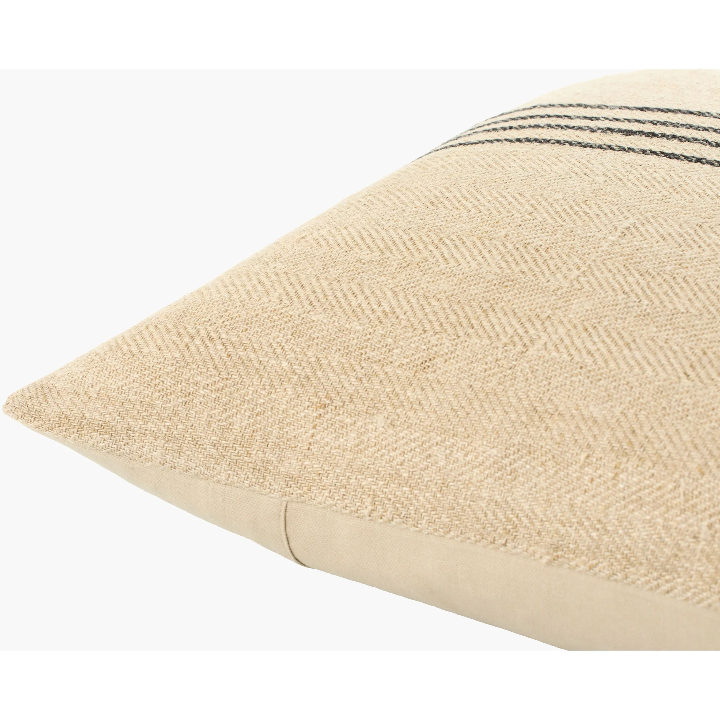 Becki Owens x LIVABLISS Brett Pillow in Cream with Thin Black Stripes - Image 10