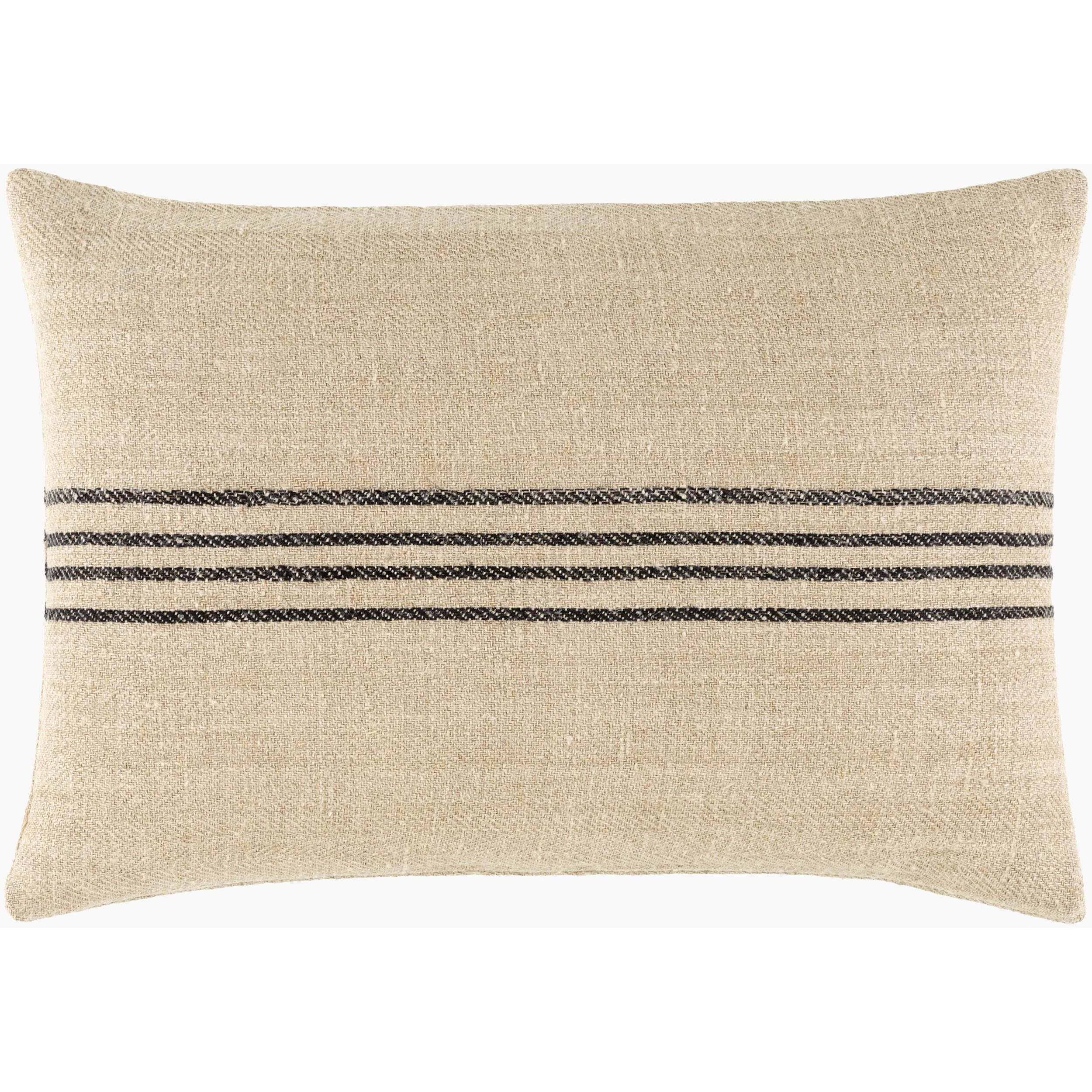 Becki Owens x LIVABLISS Brett Pillow in Cream with Thin Black Stripes - Image 6