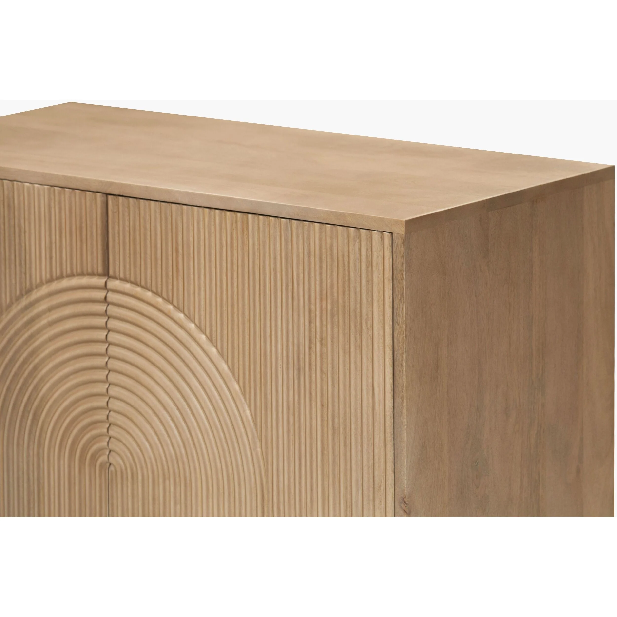 Becki Owens x LIVABLISS Ceilo Wood Cabinet in Brown Mango Wood - Image 11
