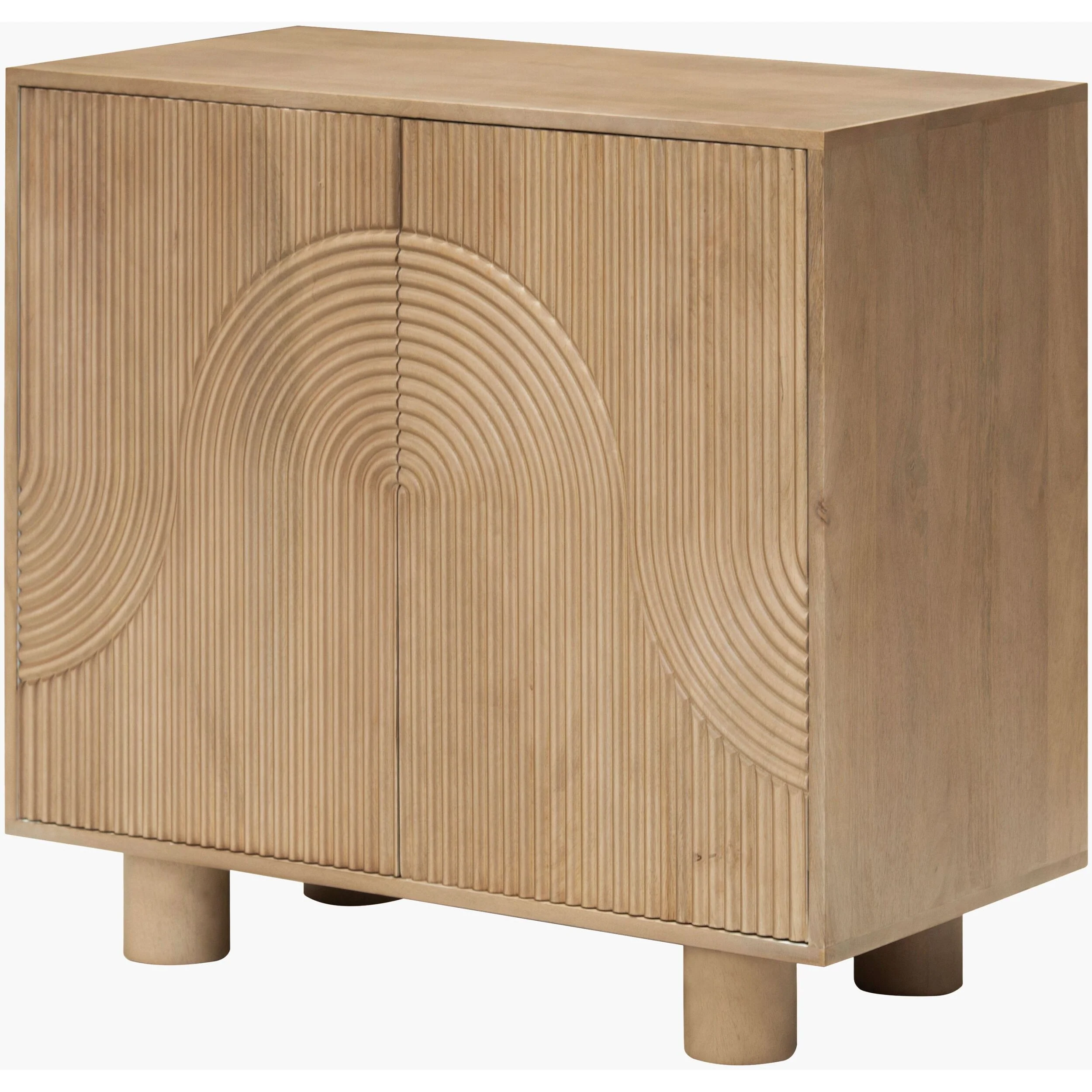 Becki Owens x LIVABLISS Ceilo Wood Cabinet in Brown Mango Wood - Image 3