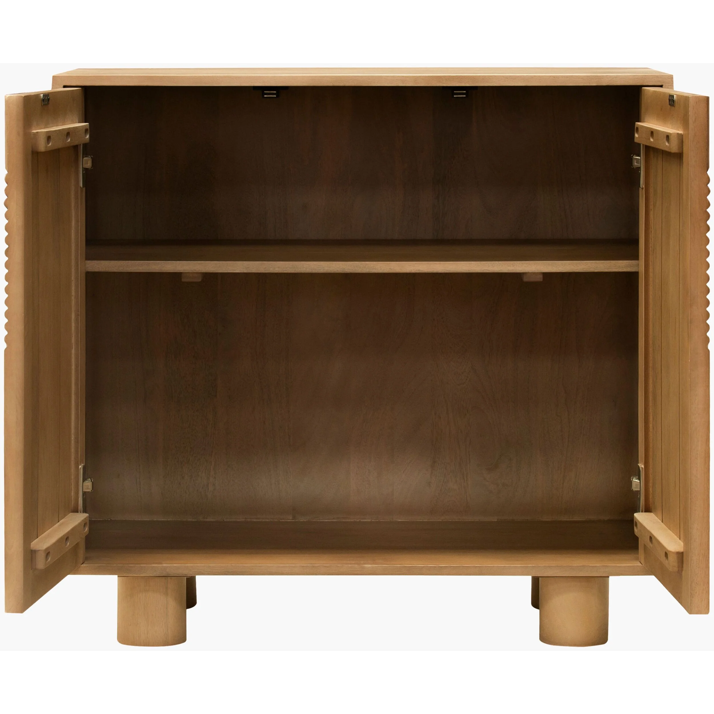 Becki Owens x LIVABLISS Ceilo Wood Cabinet in Brown Mango Wood - Image 5