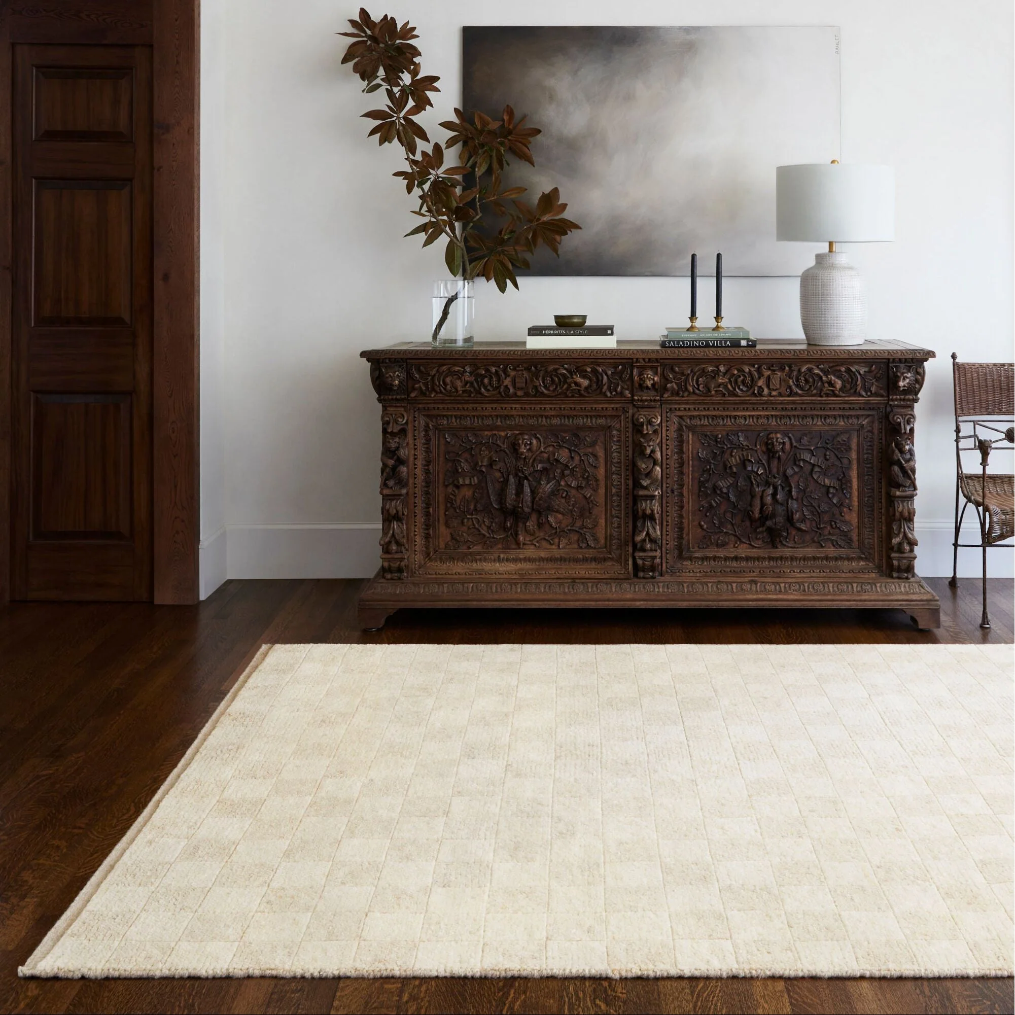 Becki Owens x SURYA Davey Handmade Wool Rug - Image 2