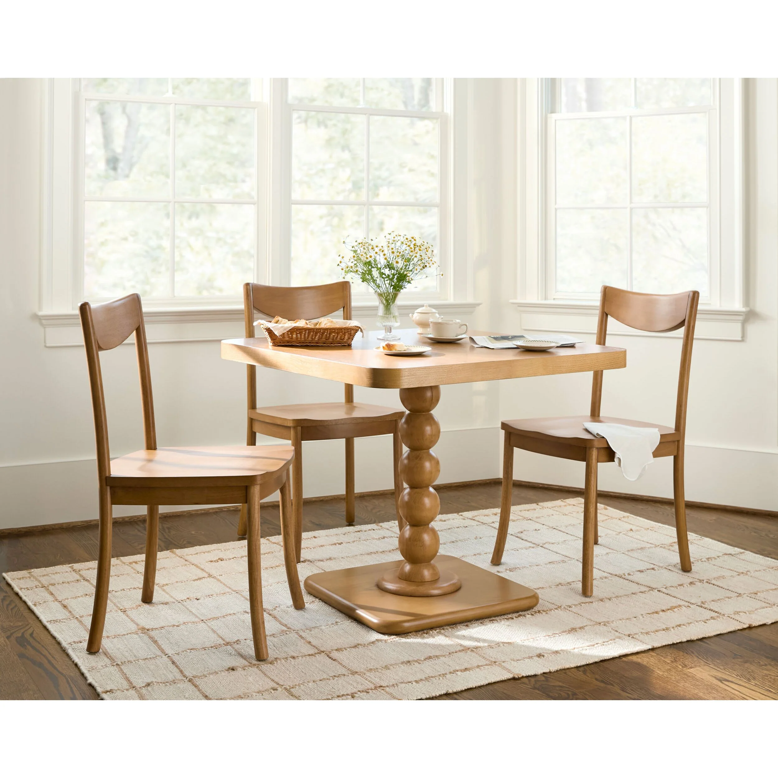 Becki Owens x LIVABLISS Del Ray Square Wood Dining Table - Image 4