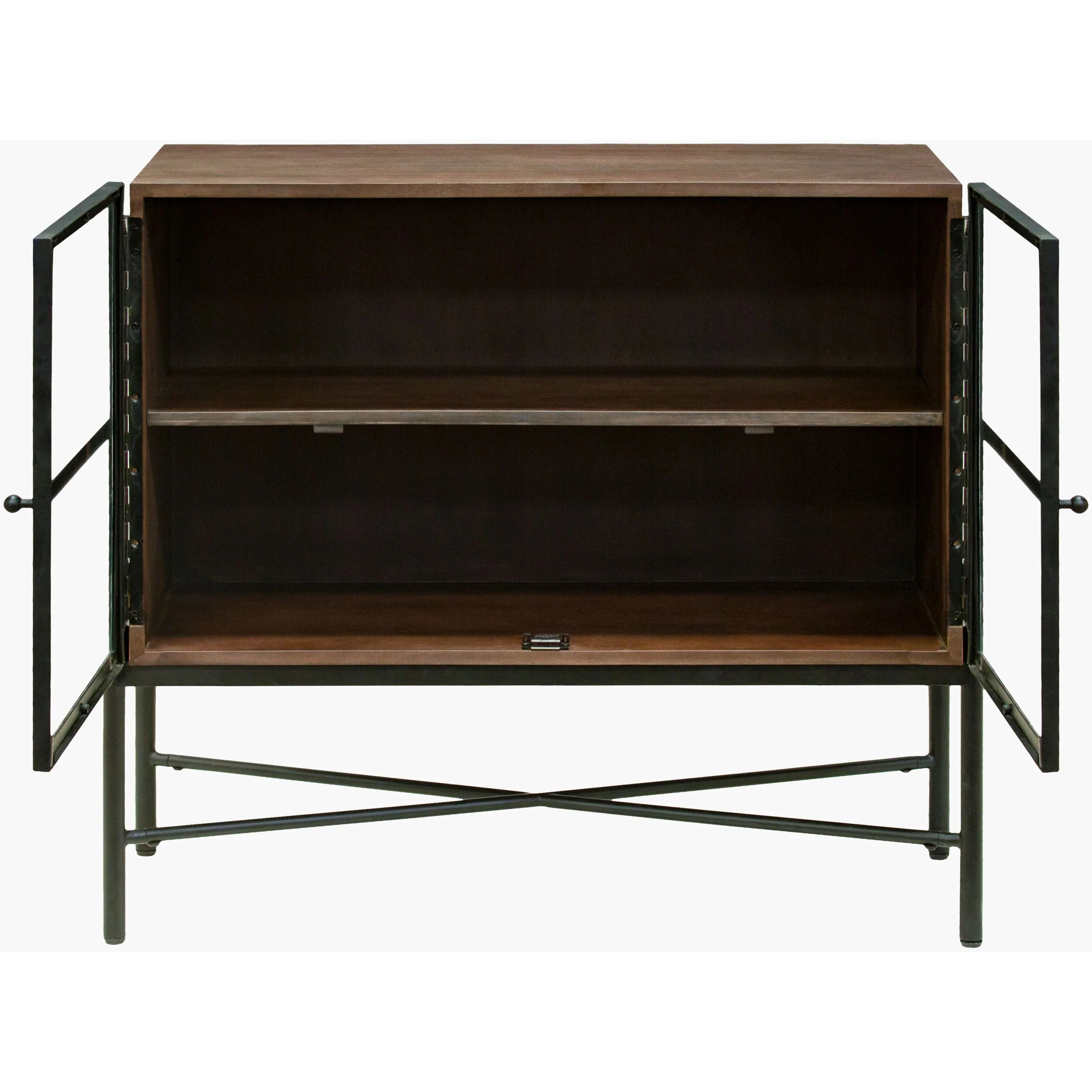 Becki Owens x LIVABLISS Mariposa Wood Cabinet in Dark Brown - Image 5
