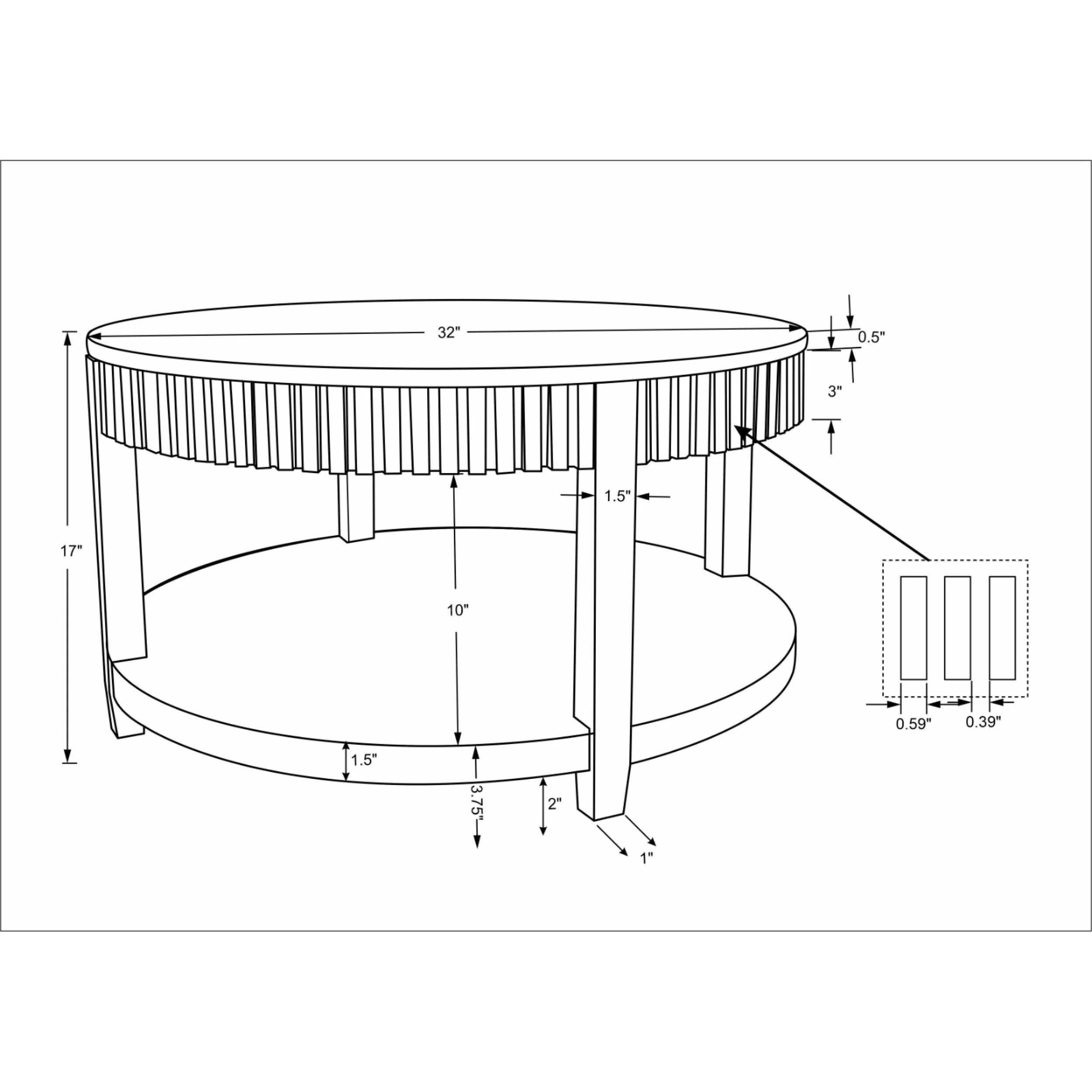 Becki Owens x LIVABLISS Rosemary Coffee Table in Mango Wood with White Marble Top - Image 9