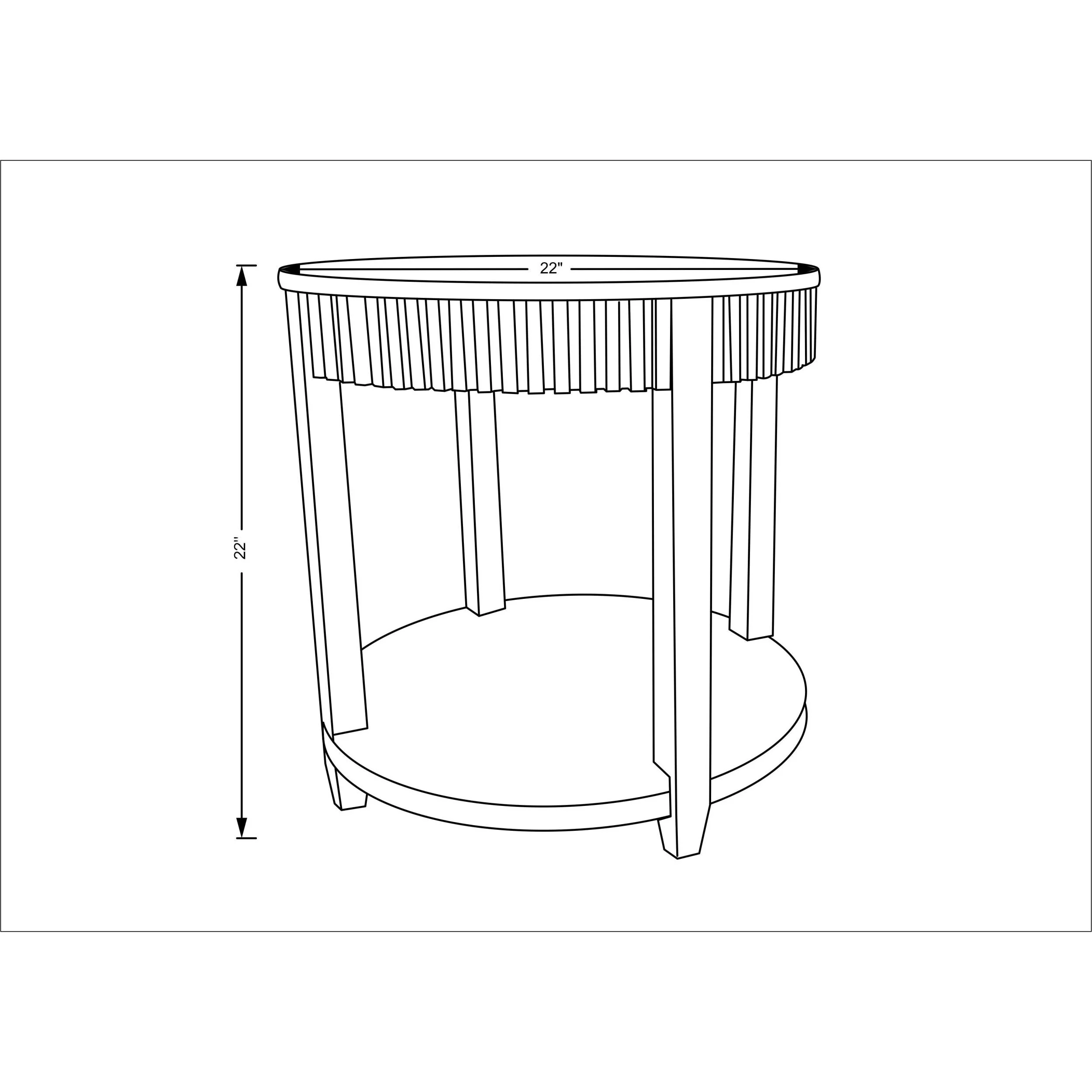 Becki Owens x LIVABLISS Rosemary End Table - Image 8