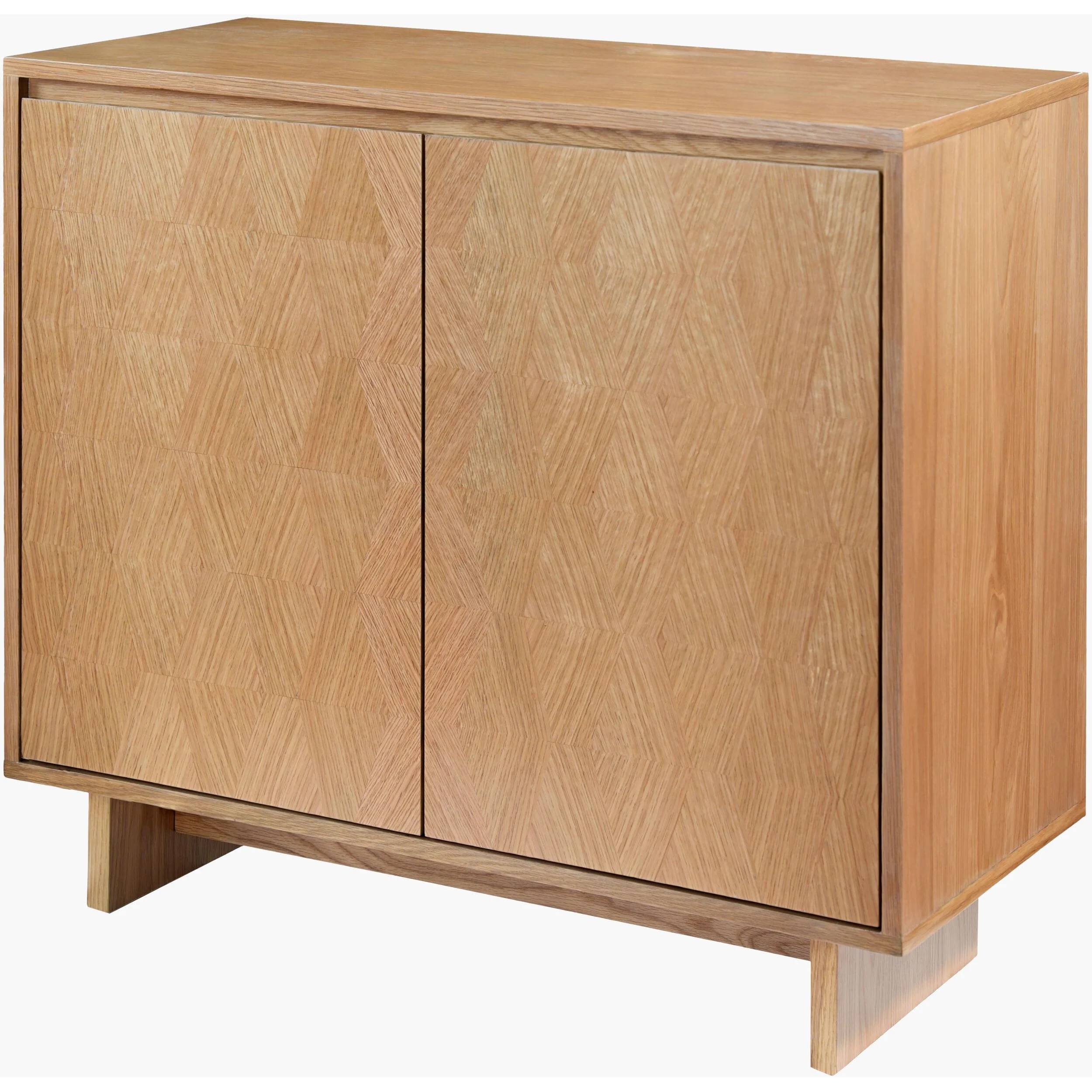 Becki Owens x LIVABLISS Ventana Wood Cabinet in Brown Oak - Image 4