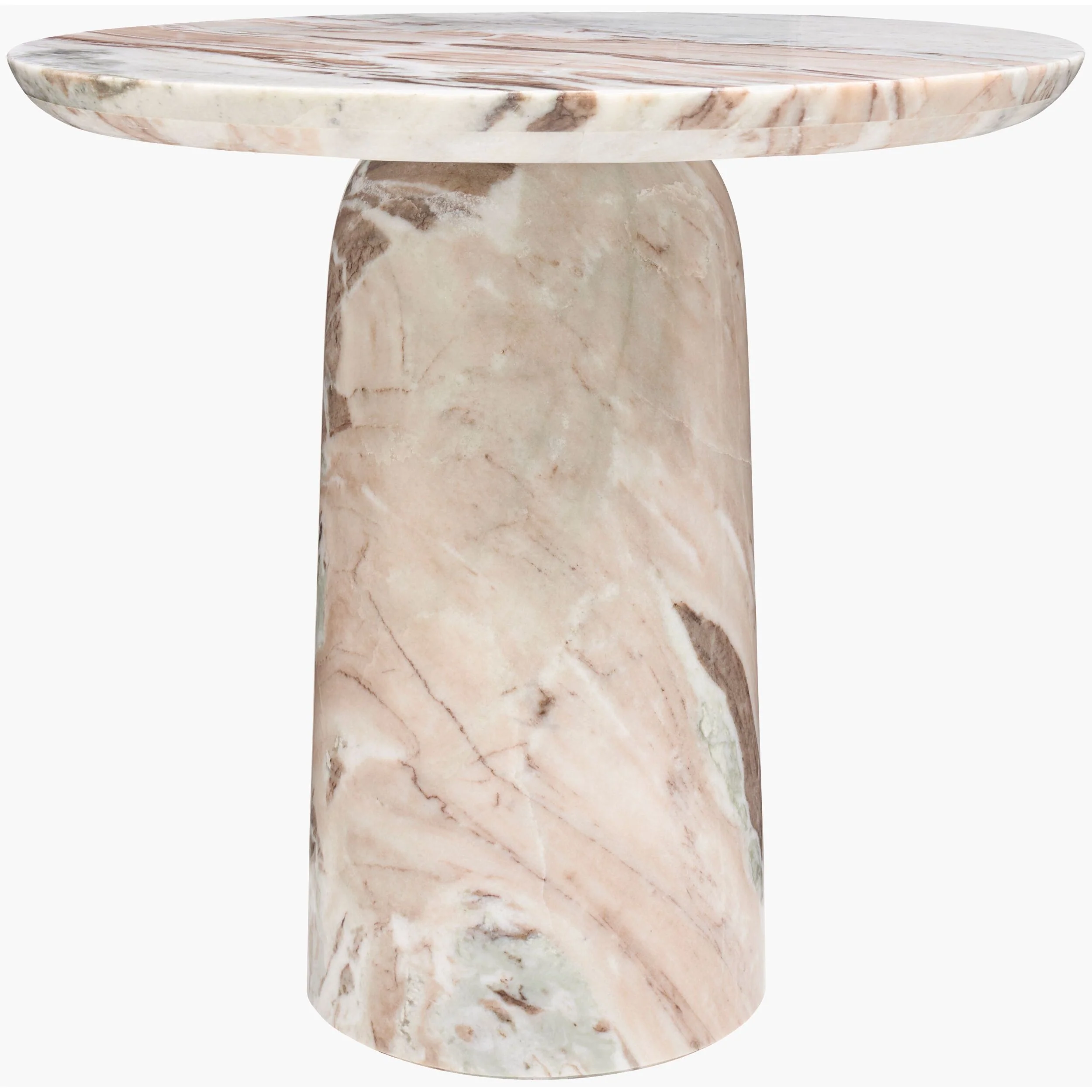 Becki Owens x SURYA Portola Marble End Table - Image 8