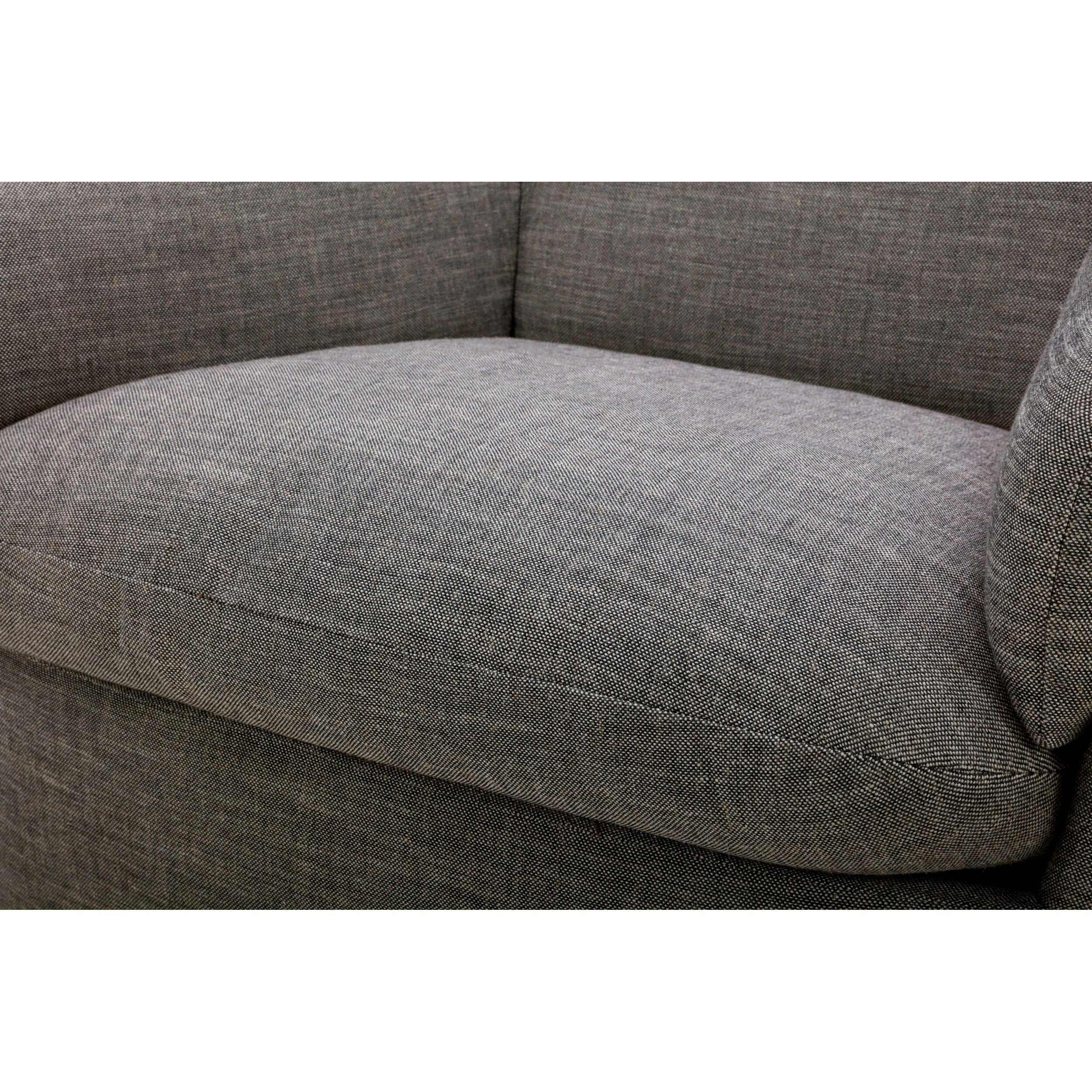 Becki Owens x SURYA Torrey Swivel Chair in Gray - Image 5
