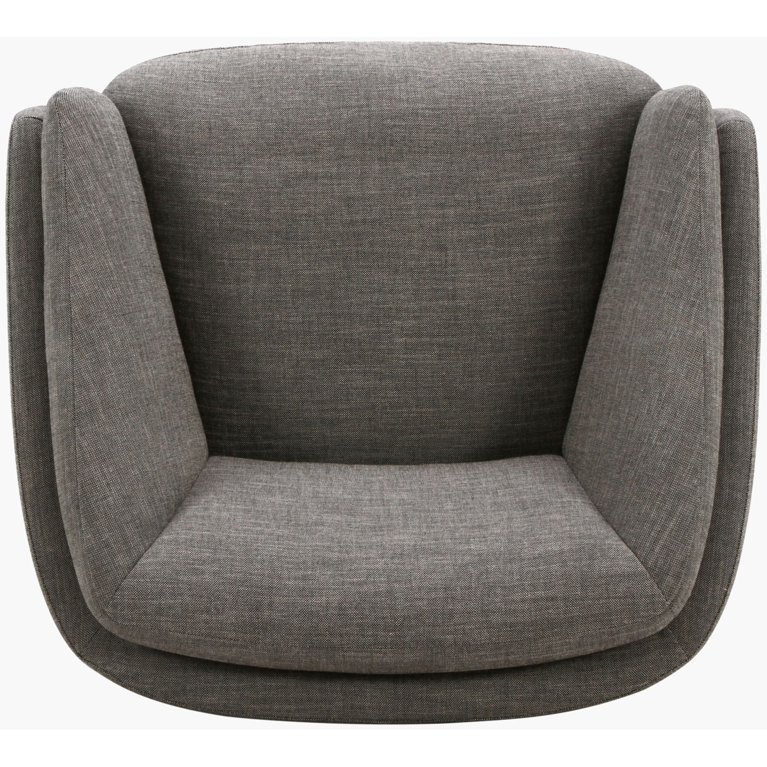 Becki Owens x SURYA Torrey Swivel Chair in Gray - Image 7