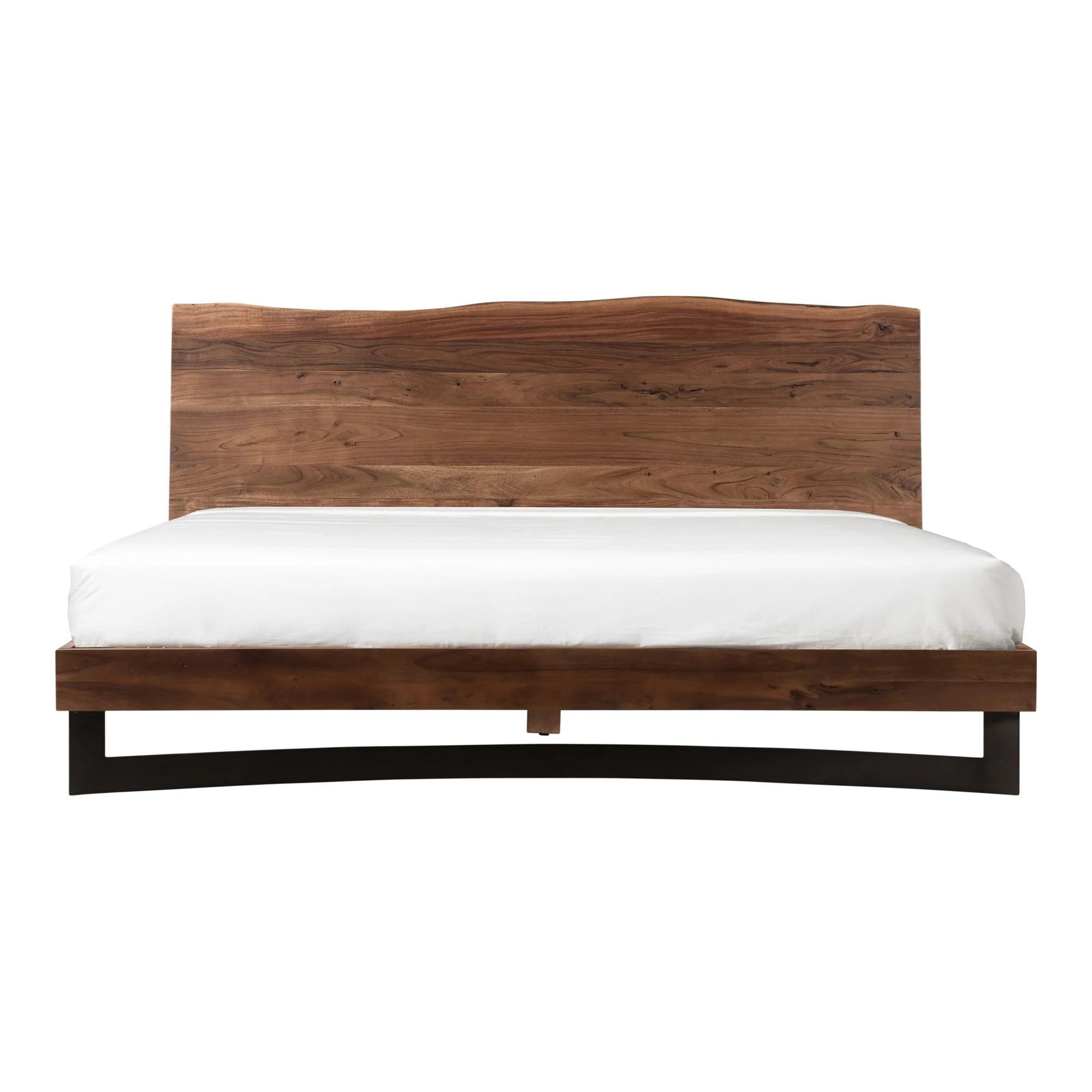 Moe's Home Collection Bent Live Edge Acacia King Size Bed - Image 7
