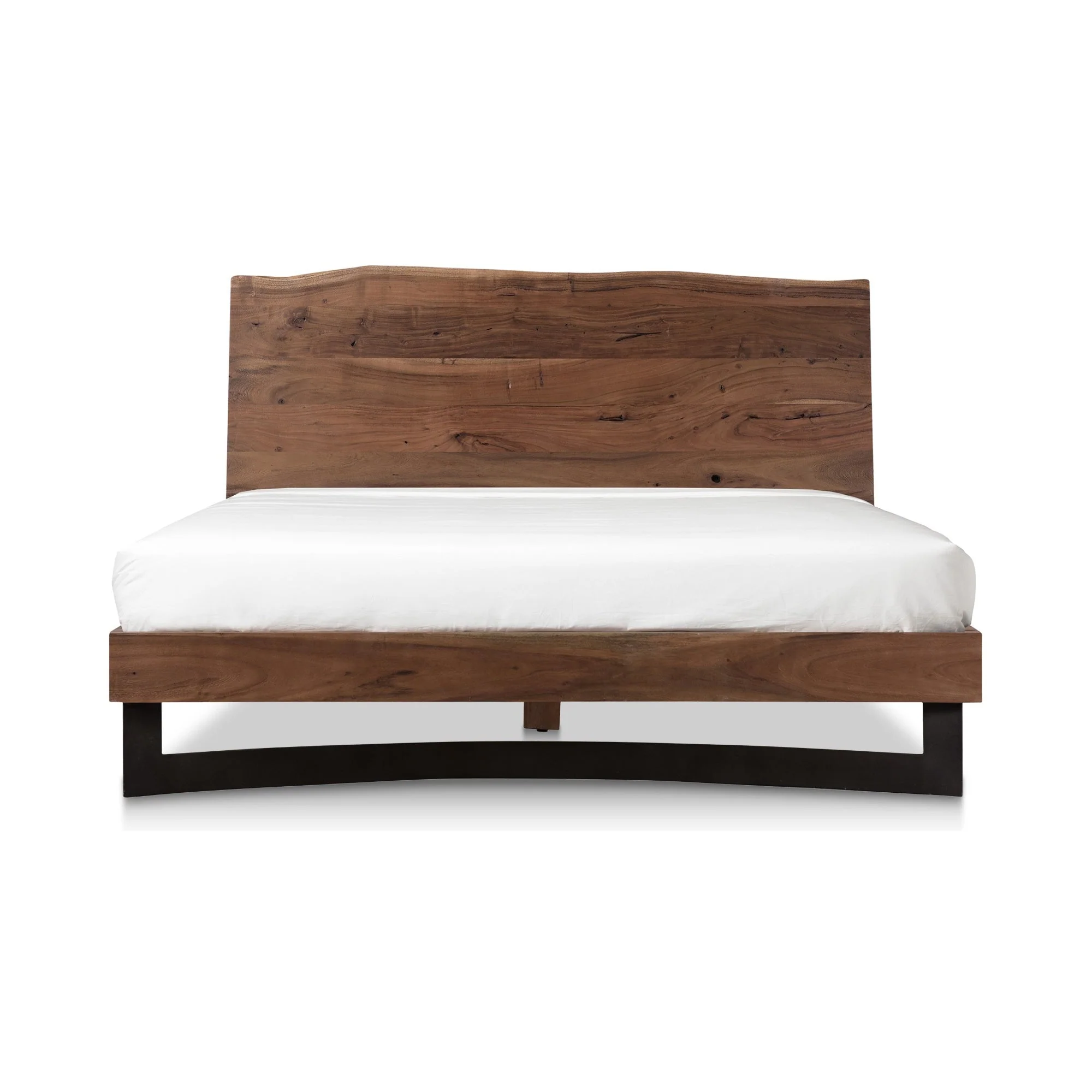 Moe's Home Collection Bent Live Edge Acacia Queen Size Bed - Image 2