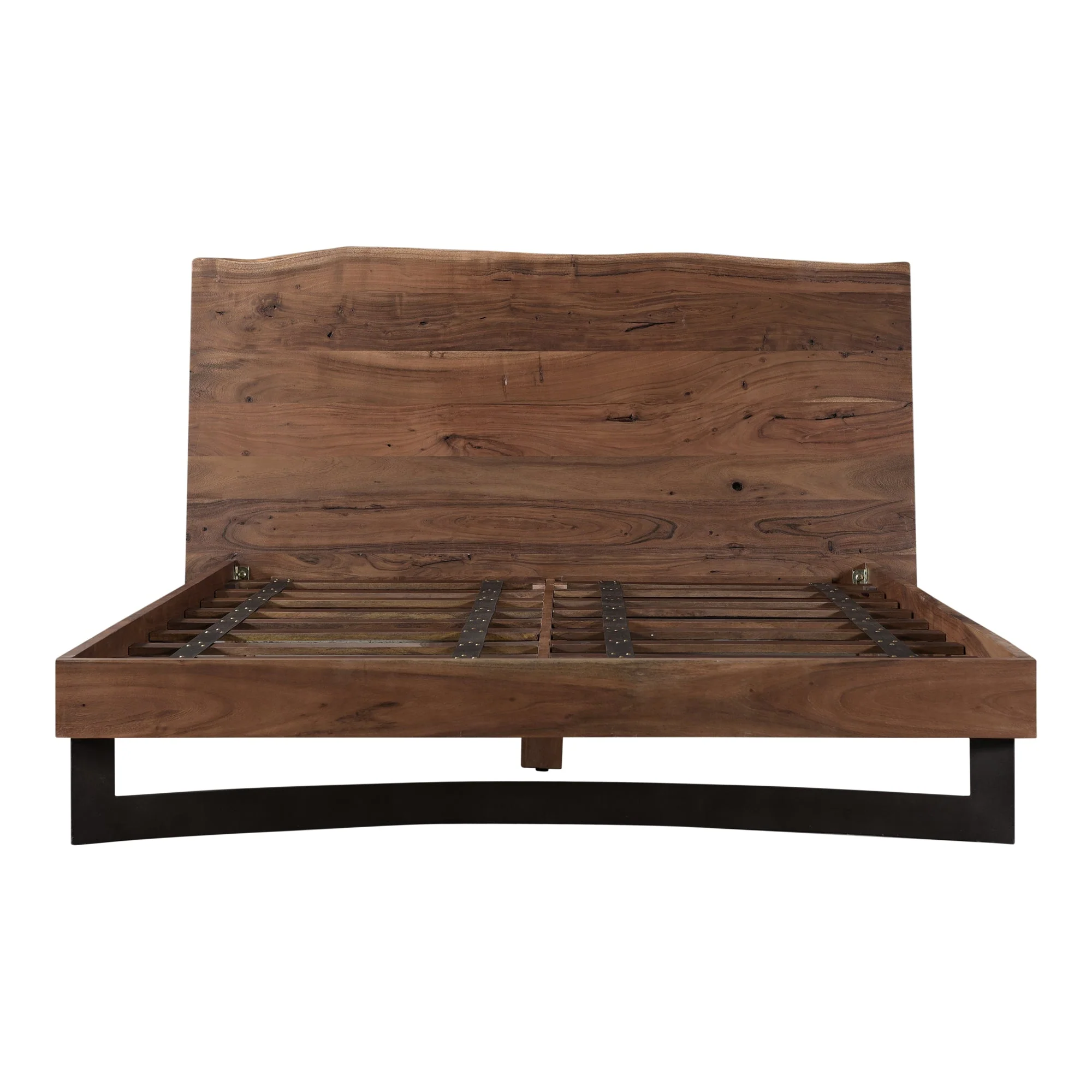 Moe's Home Collection Bent Live Edge Acacia Queen Size Bed - Image 3