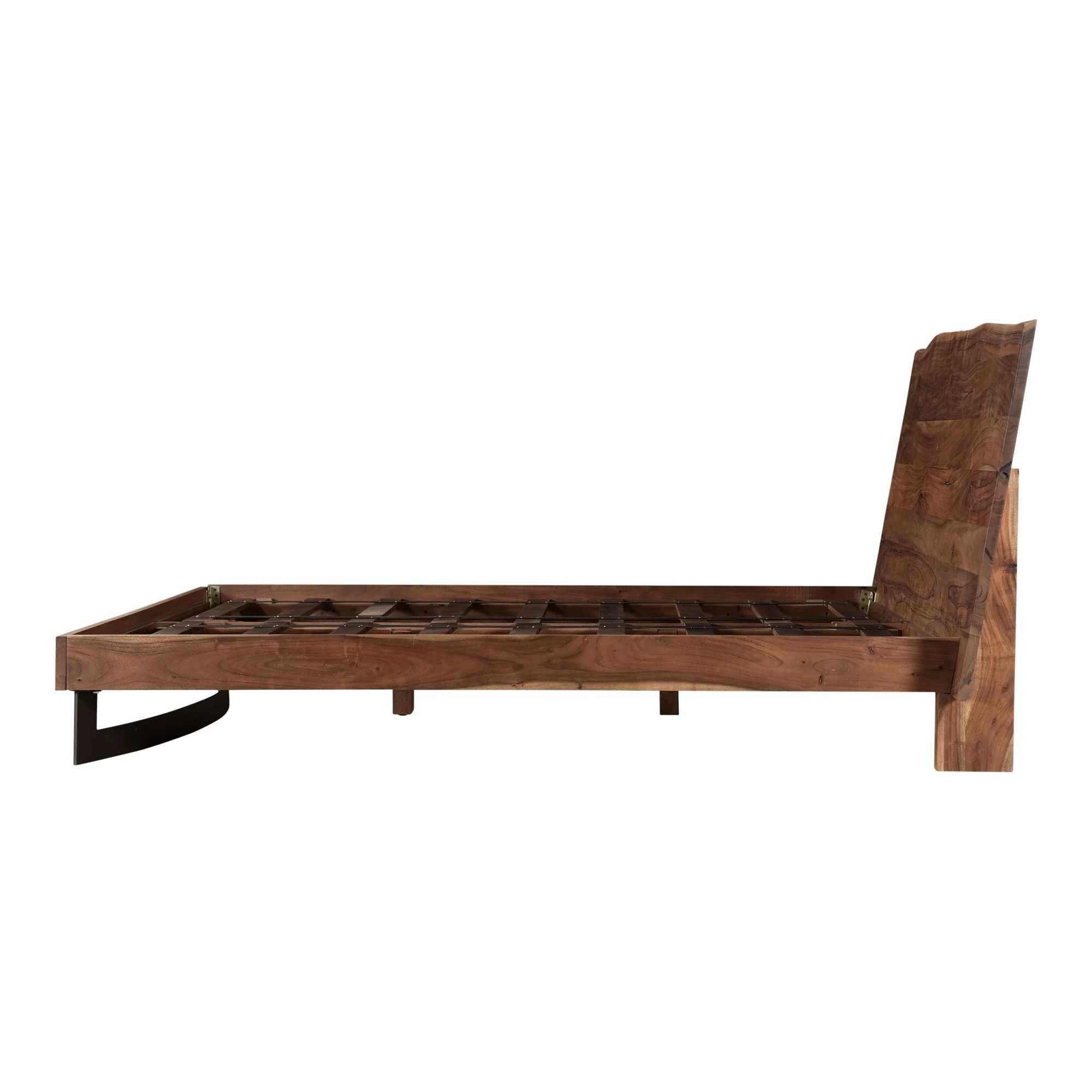 Moe's Home Collection Bent Live Edge Acacia Queen Size Bed - Image 5
