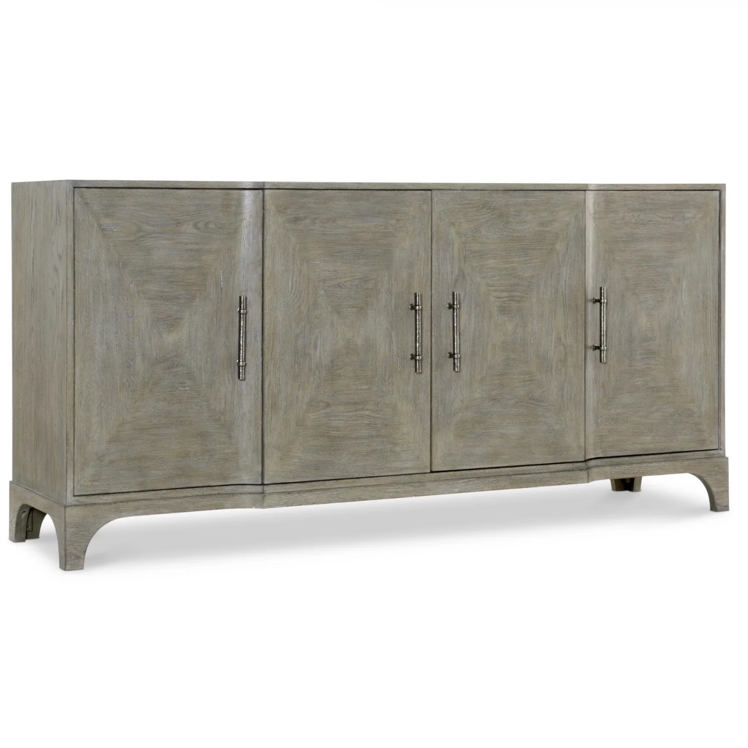 Bernhardt Albion Collection Four Door Buffet ~ Pewter Finish - Image 3